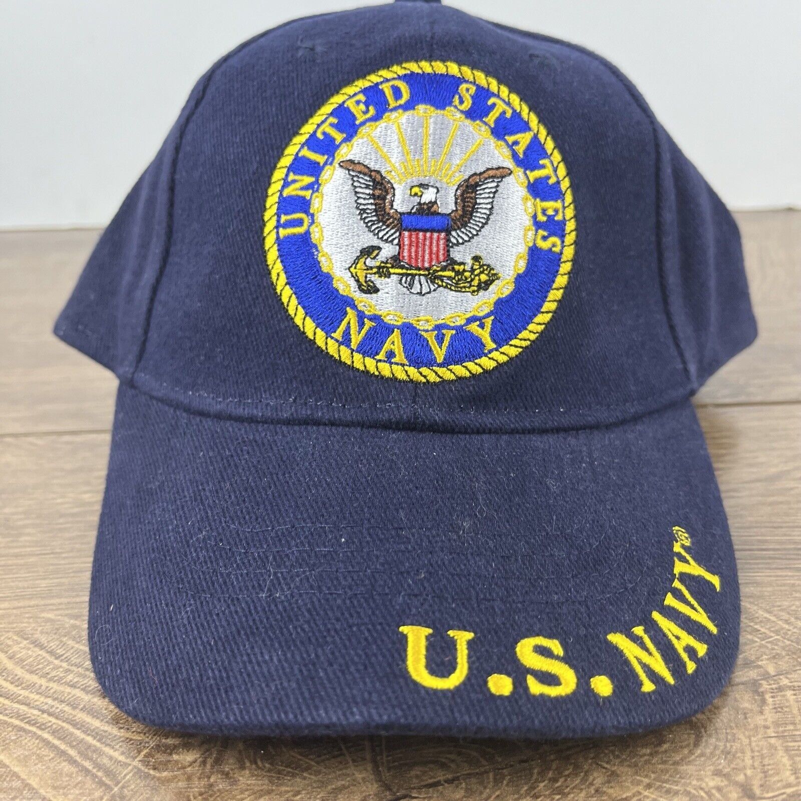 Other US Navy Hat United States Navy Hat Blue Cap Adjustable Blue Size ONE SIZE - 5 Thumbnail
