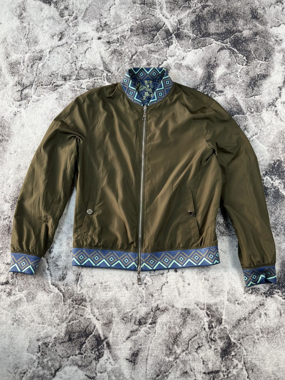 Versace VERSACE Collection Reversible Baroque Bomber Jacket Size US L / EU 52-54 / 3 - 13 Thumbnail