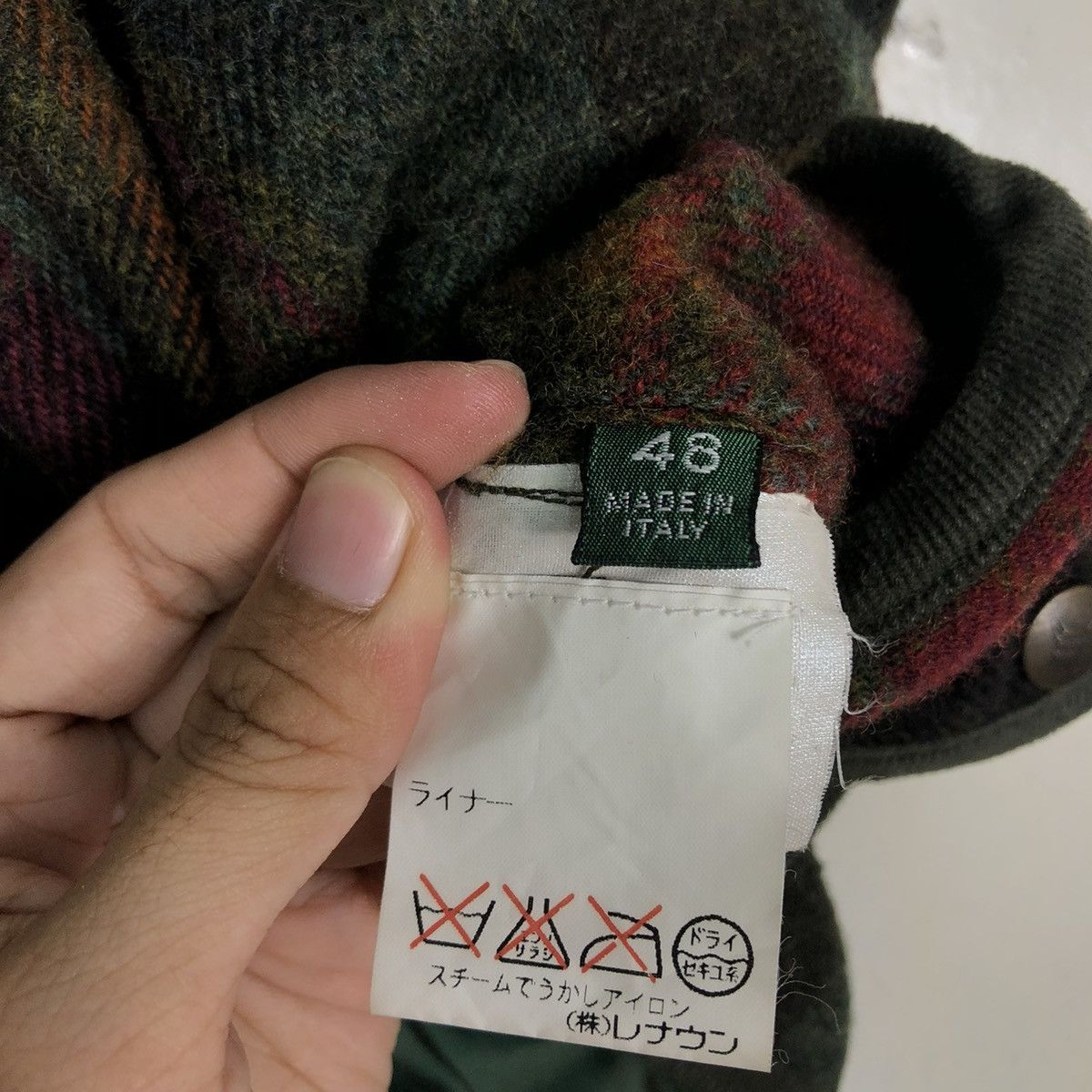 Japanese Brand 🔥VINTAGE WOOL VEST CHECK TARTAN DESIGN HENRY COTTON ITALY Size US M / EU 48-50 / 2 - 16 Thumbnail
