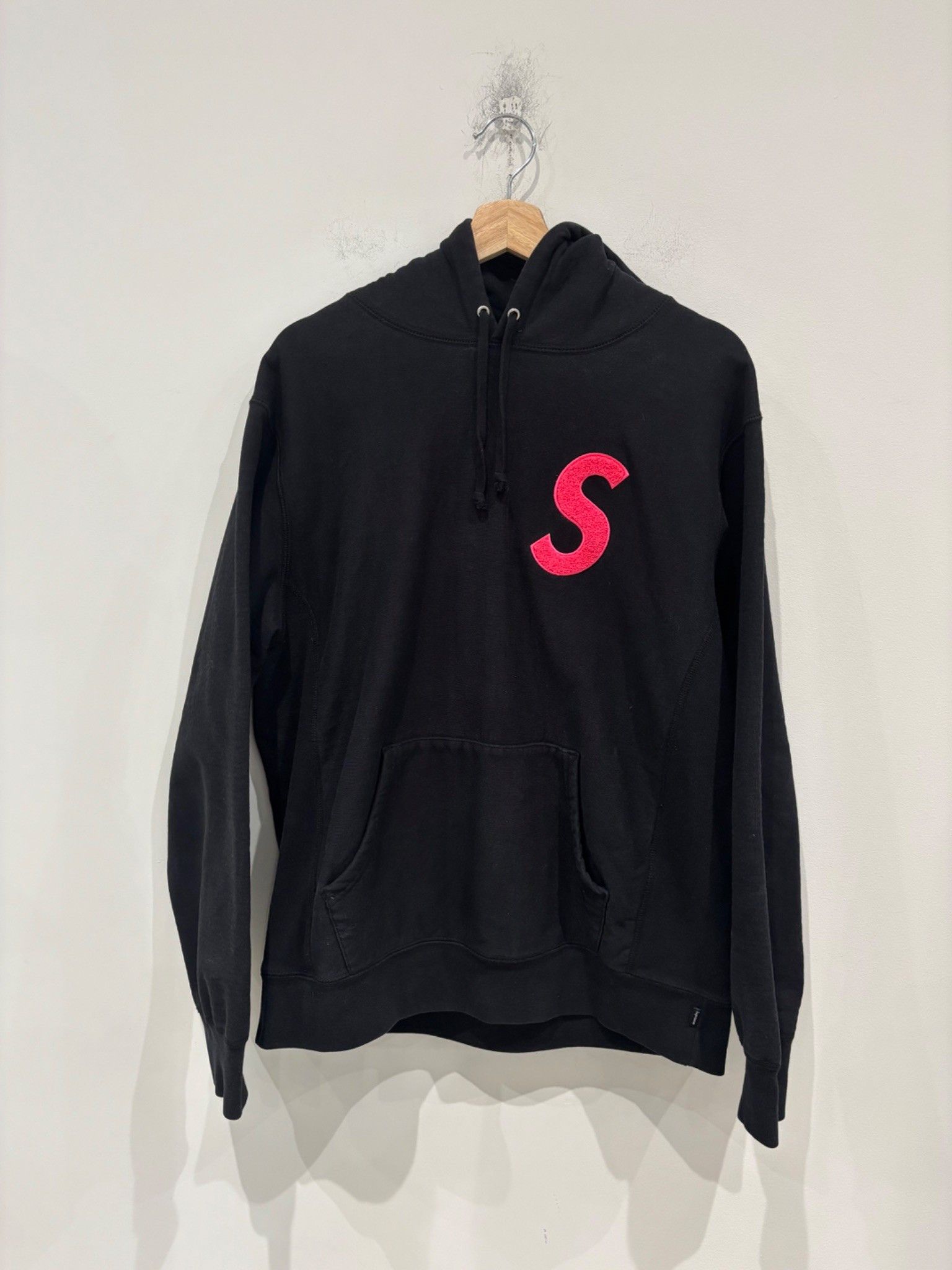 Supreme Supreme S Logo Hooded Sweatshirt Black Size US L / EU 52-54 / 3 - 1 Thumbnail
