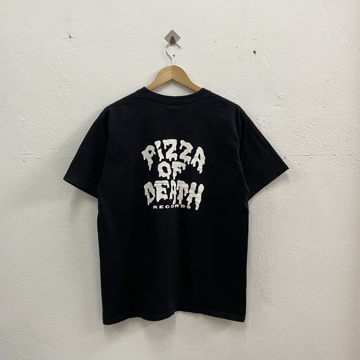 🔥Vintage 00s Ken Band Pizza Of Death Records Promo Tee