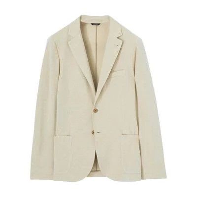 Loro Piana o1loc1c0424 FAI2572 Sweater Jacket in String Beige Size US L / EU 52-54 / 3 - 1 Thumbnail