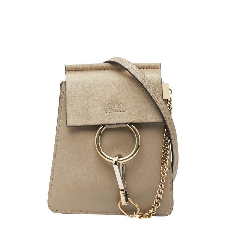 Chloe Chloe Faye Small Suede Leather Shoulder Bag Leather Crossbody Bag DUTY FREE for USA