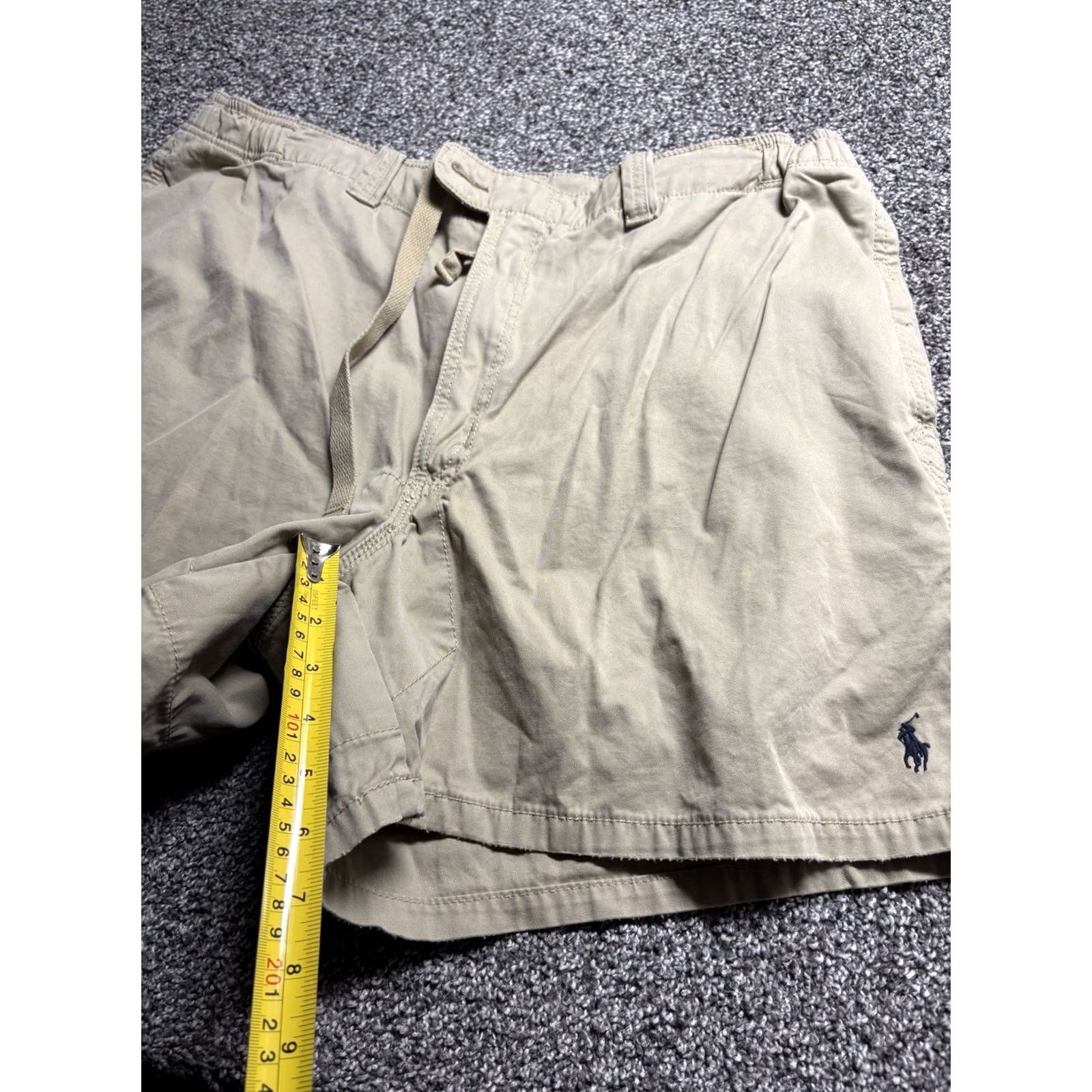 Polo Ralph Lauren Ralph Lauren Military Shorts Mens 1XB Brown Paratrooper Cotton Chino Zip Front Flat Front Pockets Casual 40 Regular Size 40 6in Inseam Size US 40 / EU 56 - 4 Thumbnail