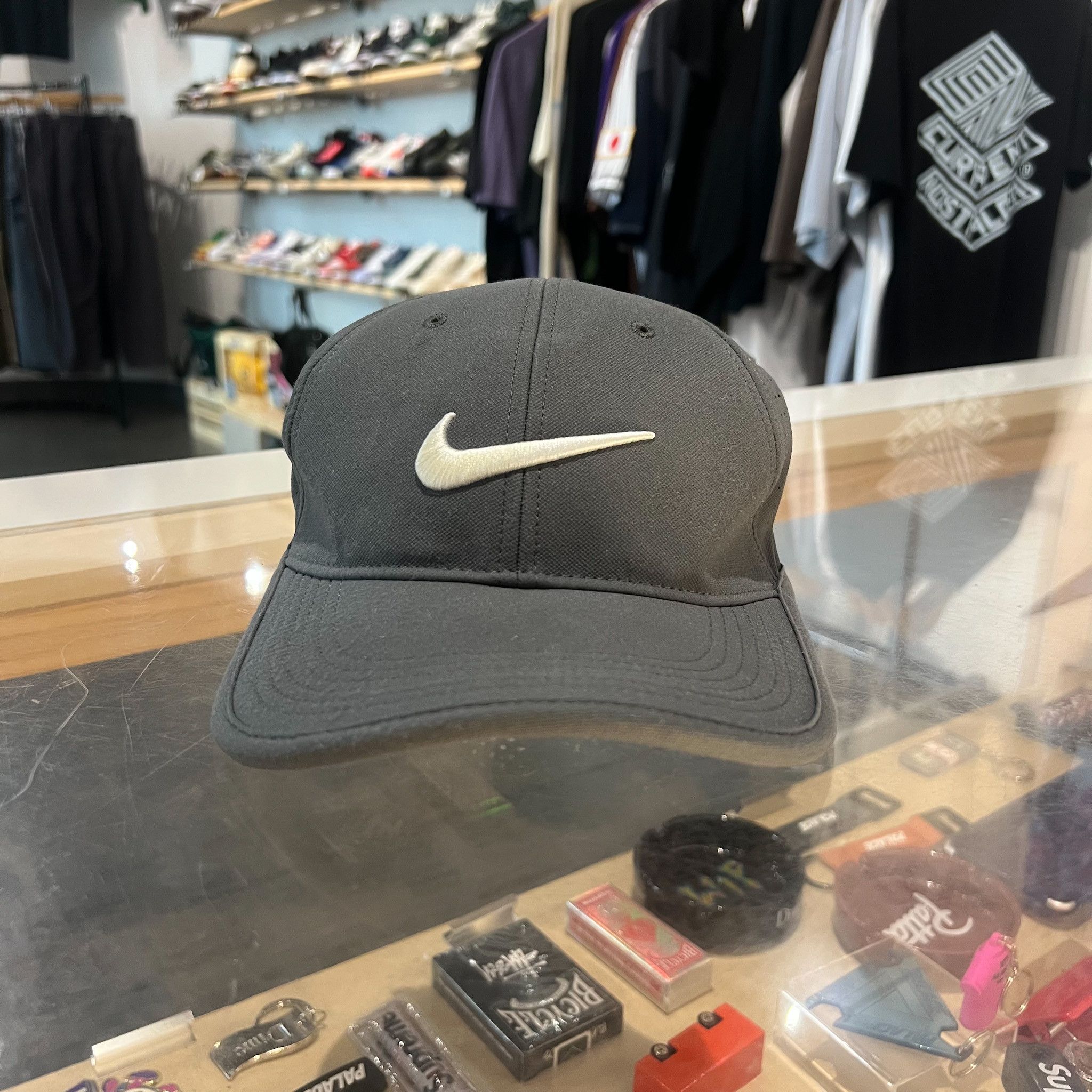 Nike Nike Golf Perforated Dri-Fit Cap Grey Size ONE SIZE - 1 Thumbnail