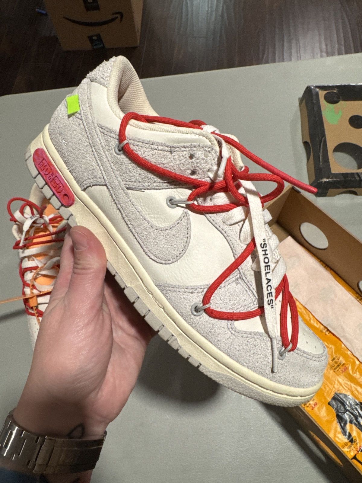 Nike Nike Dunk Off White Lot 40 - Used - 100% Authentic Size US 8 / EU 41 - 4 Thumbnail