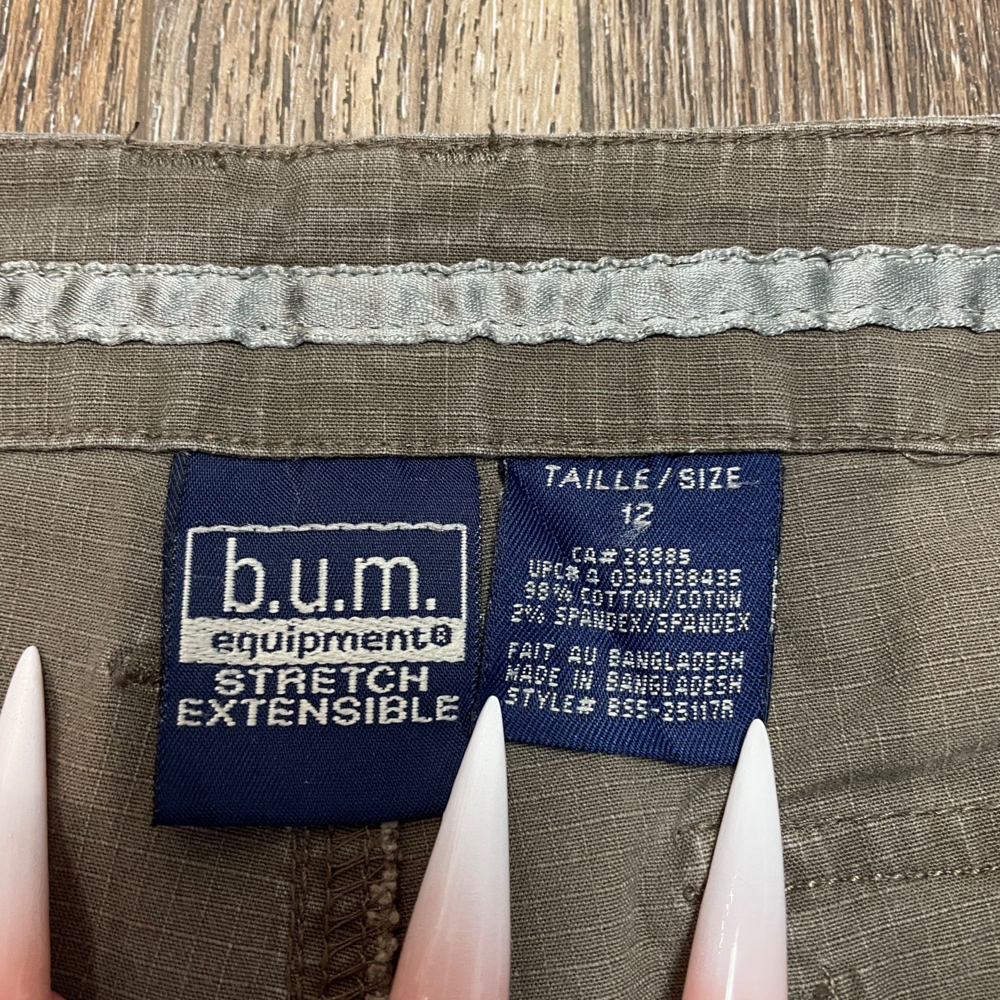 B.U.M Equipment 36” - BUM Cargo Brown Shorts Size US 36 / EU 52 - 3 Thumbnail
