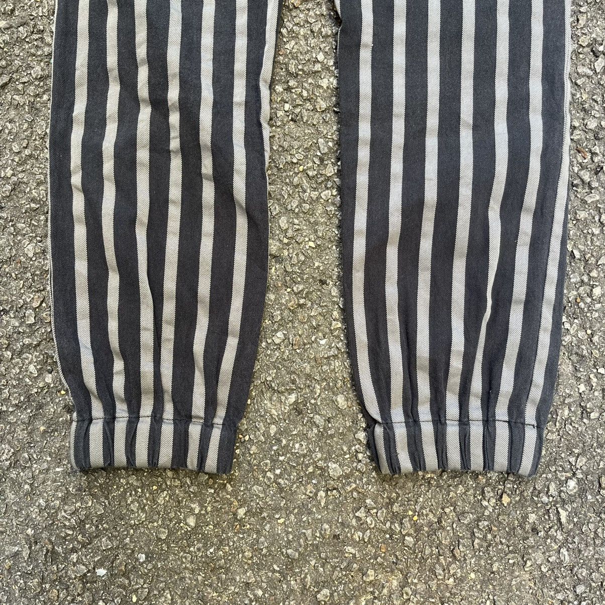 PPFM PPFM Striped Denim Multi Zippers Jeans Cyber Punk Grunge Size US 30 / EU 46 - 11 Thumbnail