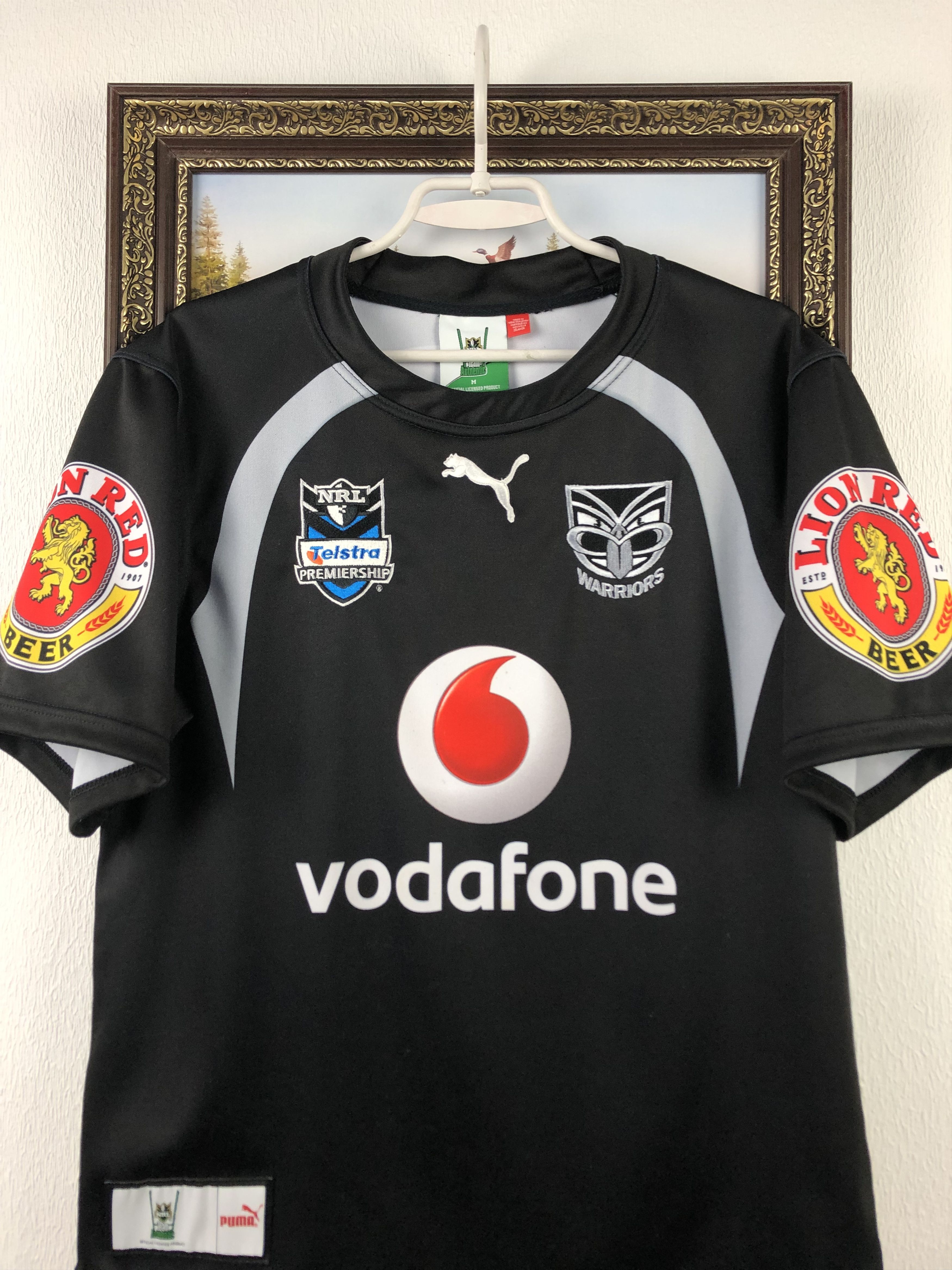 Other Vintage PUMA New Zealand Warriors NRL Rugby Team Jersey Size US M / EU 48-50 / 2 - 2 Thumbnail