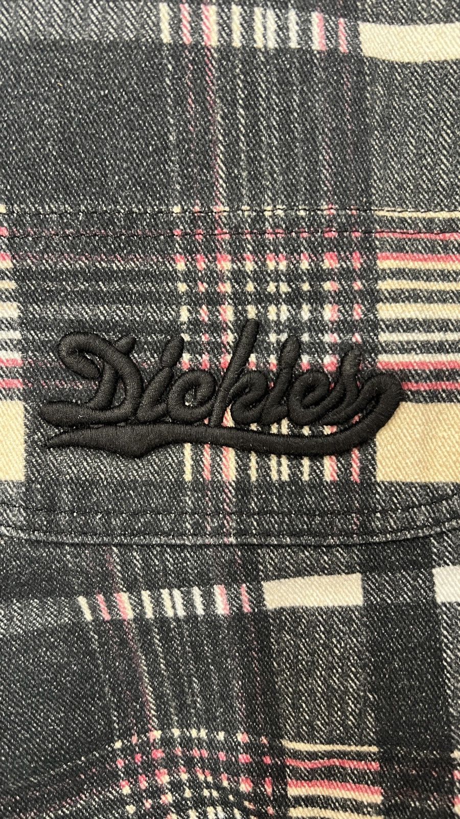 Dickies × Supreme Supreme Dickies Double Knee Baggy Jean Black Plaid Size US 36 / EU 52 - 3 Thumbnail