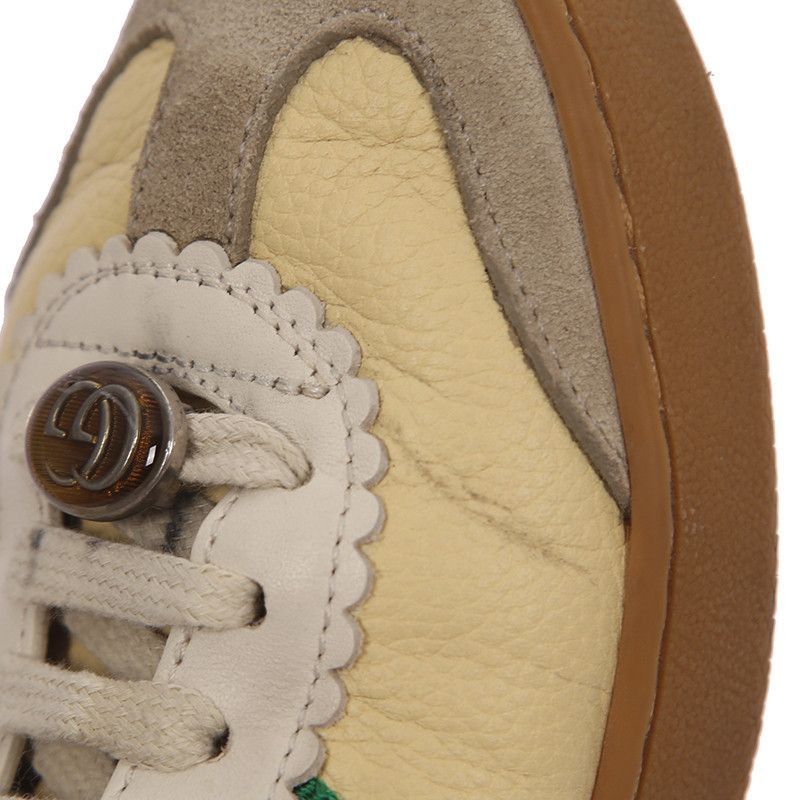Gucci Gucci Leather and Suede Women's Sneakers - Size US 5.5 / EU 38 - 8 Thumbnail