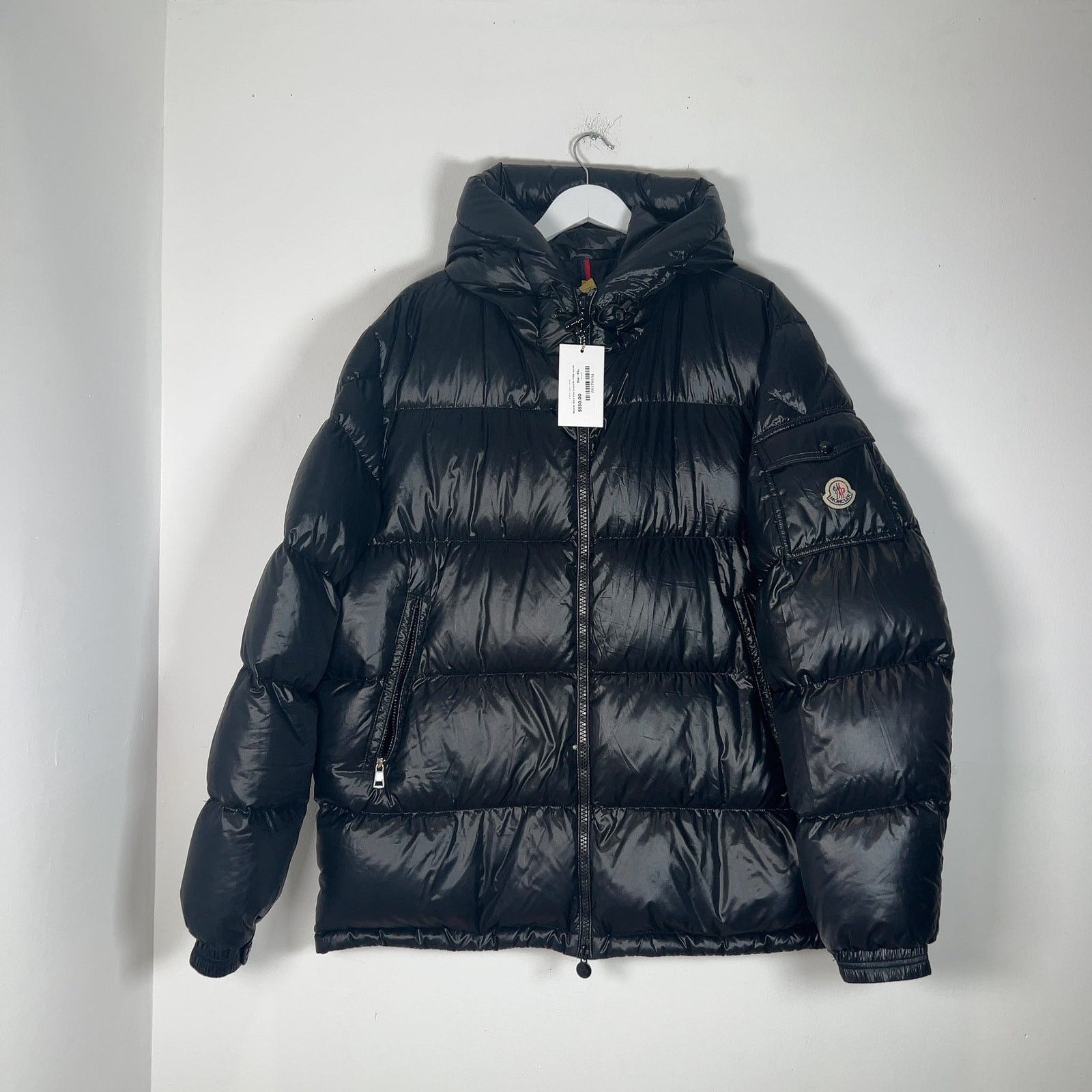 Moncler Moncler Black Erins Giubbotto Puffer Jacket Size US XXL / EU 58 / 5 - 1 Thumbnail