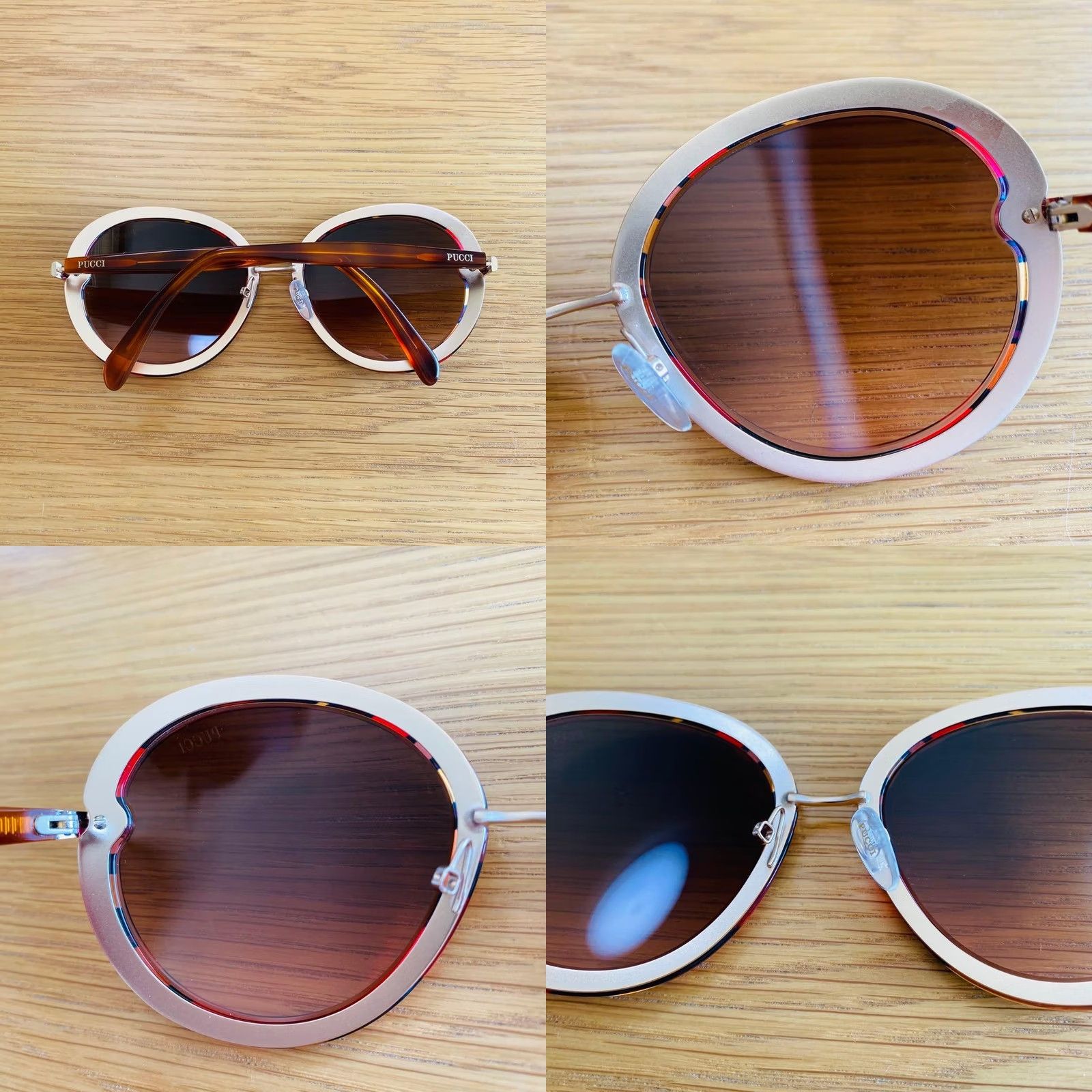 Emilio Pucci Emilio Pucci Sunglasses Red Pucci Pattern Unused Designer Italy Size ONE SIZE - 8 Thumbnail