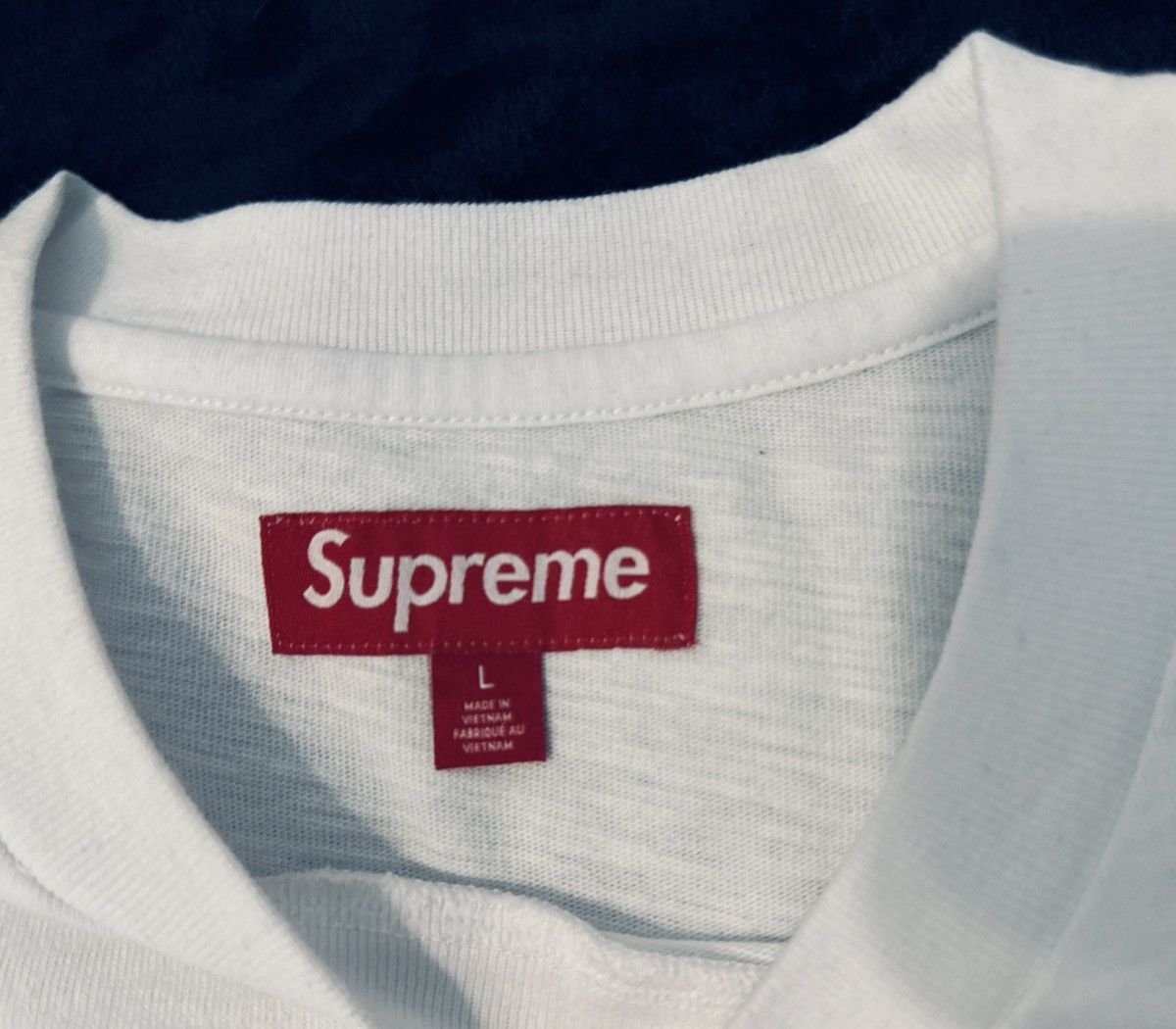 Supreme white baggy supreme t shirt Size US XL / EU 56 / 4 - 2 Thumbnail