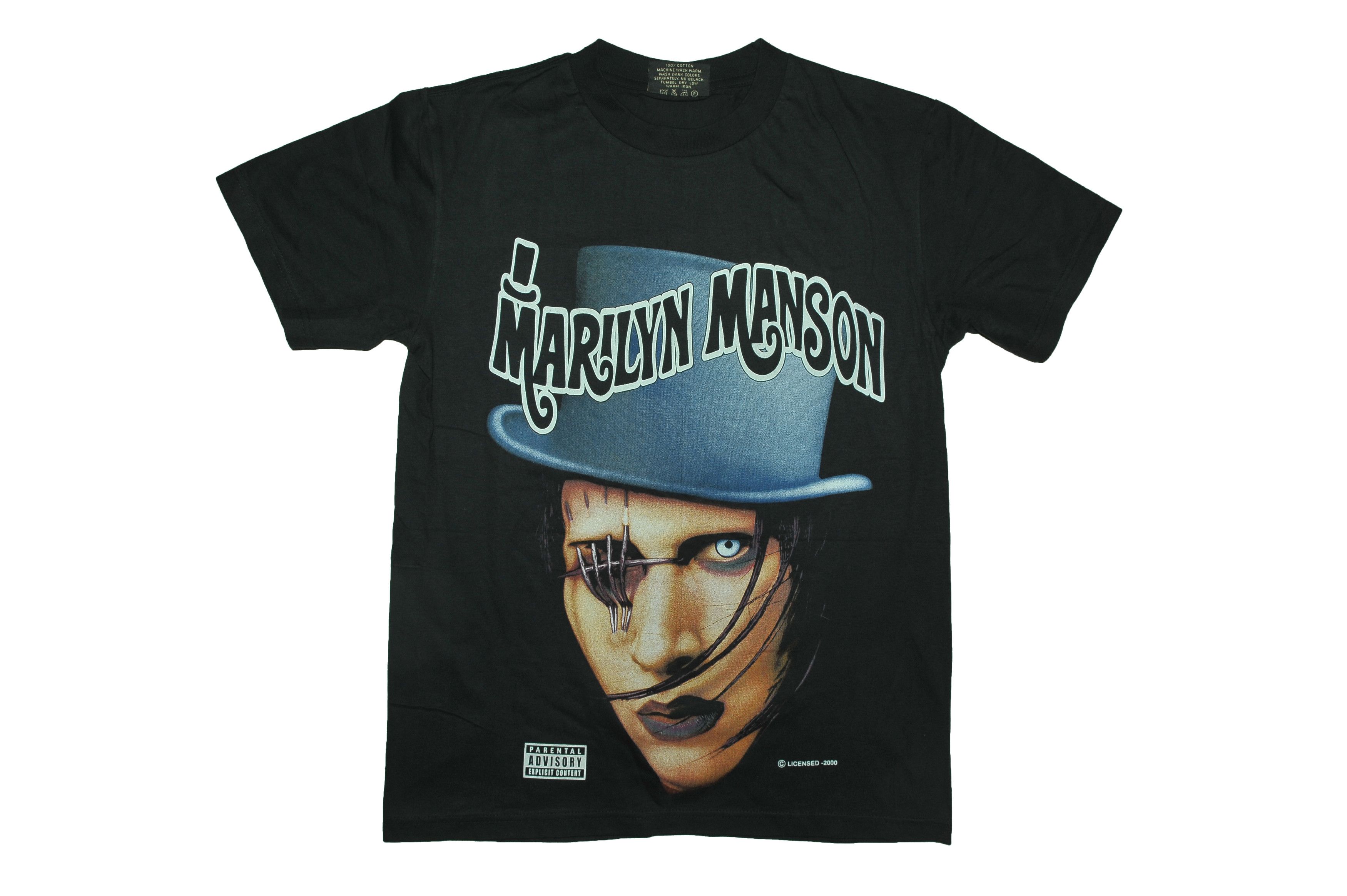 Vintage Vintage 2000 Marilyn Manson T-shirt Size US M / EU 48-50 / 2 - 1 Thumbnail