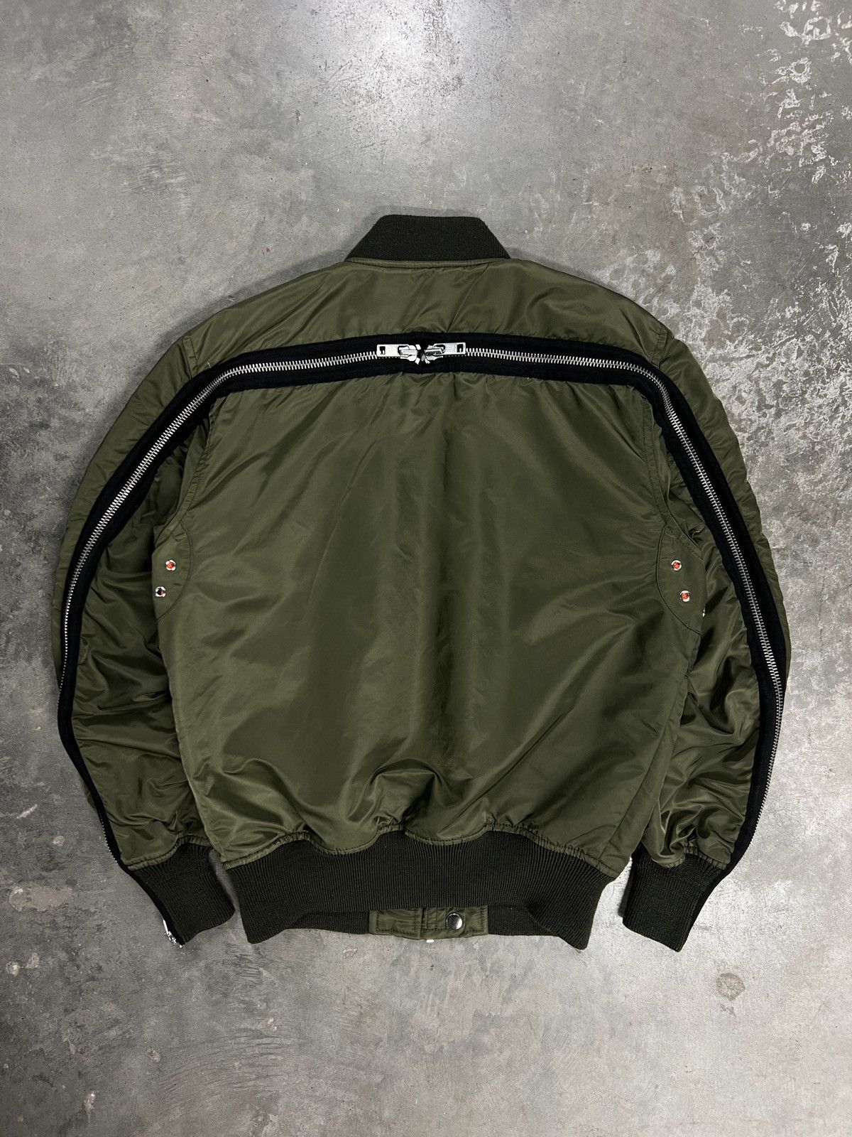 ジャケット・アウター disel ma-1 bomber jacket archive 90's Archive Diesel MA-1 Reversible Bomber Jacket Multipocket Zip