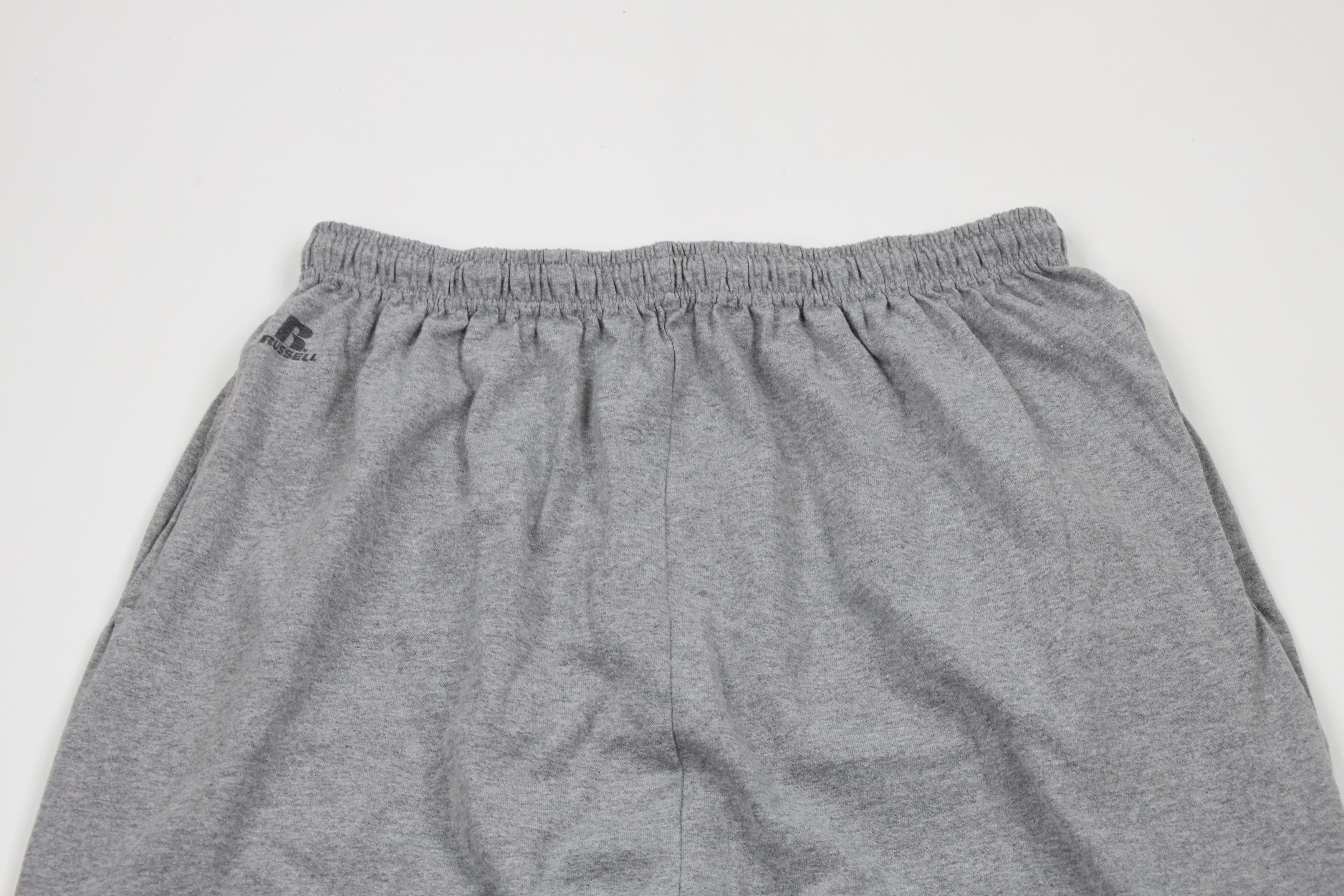 Russell Athletic × Vintage Vintage Y2K Russell Athletic Out Lightweight Sweatpants Gray Size US 38 / EU 54 - 2 Thumbnail
