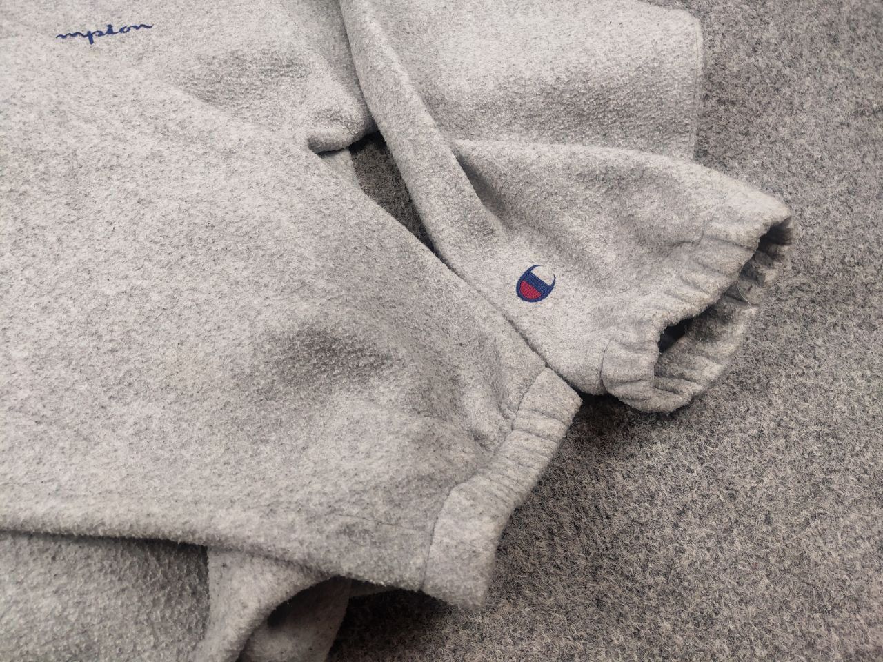 Champion Vintage 94's Champion Olympic USA logo Pullover Gray Fleece Size US XL / EU 56 / 4 - 8 Thumbnail