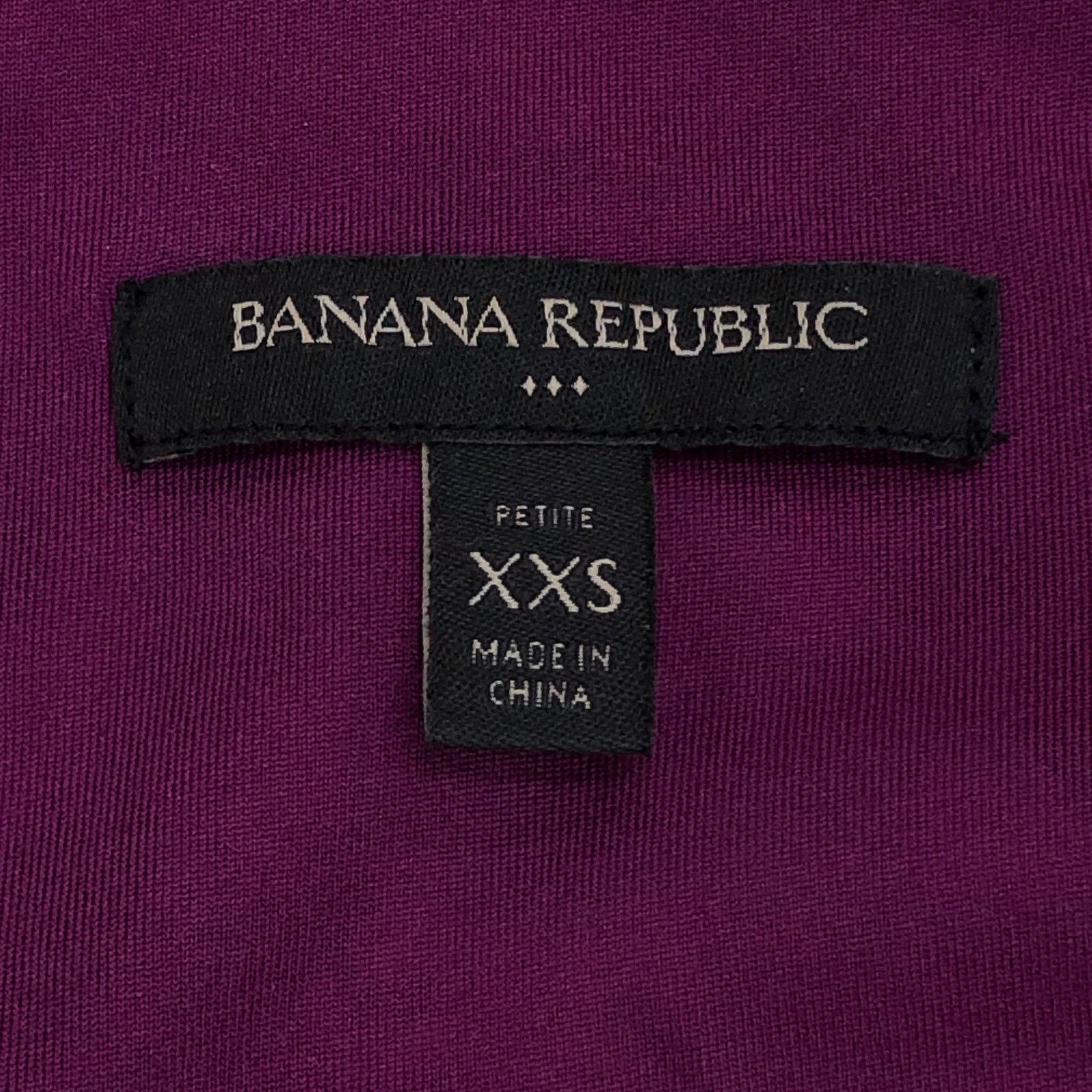 Banana Republic Banana Republic Sz XXSP Dress Sleeveless Floral Print Purple Size XXS / US 00 / IT 34 - 12 Thumbnail