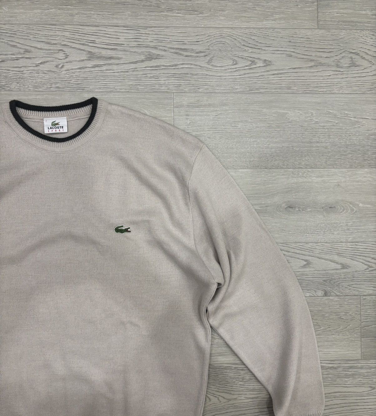 Lacoste × Vintage Vintage Lacoste Sport Sweater Ralph Lauren Style Size US L / EU 52-54 / 3 - 3 Thumbnail