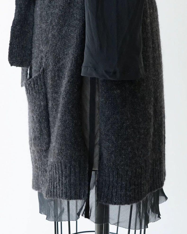Dries Van Noten Dries van noten Cashmere silk layered cardigan 2502-Nextarr Size US S / EU 44-46 / 1 - 6 Thumbnail