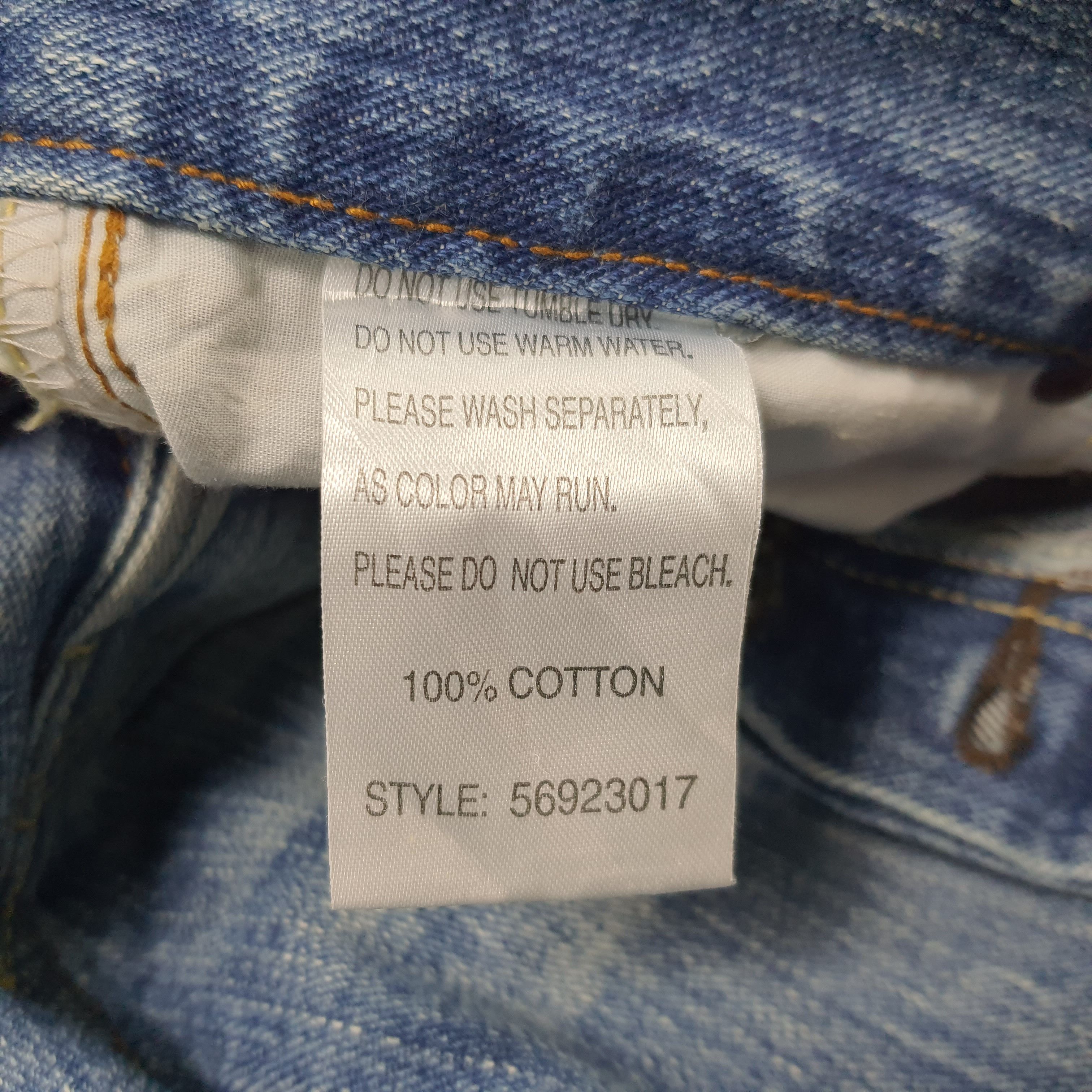 Designer × Vintage Vintage Exhibitionist Patchwork Design Denim Jeans Size US 32 / EU 48 - 8 Thumbnail