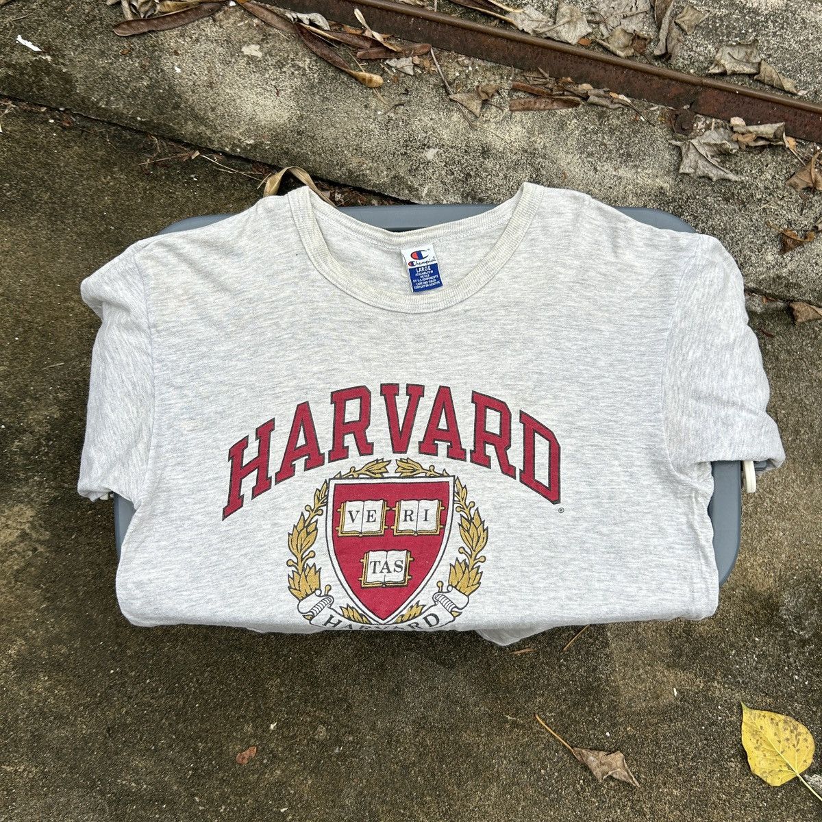Vintage Vintage Champion 90s Harvard University T-shirt Size US M / EU 48-50 / 2 - 5 Thumbnail
