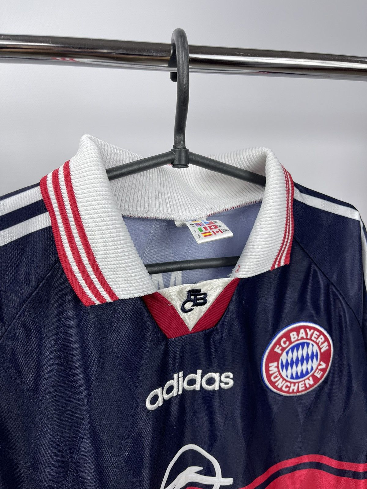 Adidas × Vintage Bayern Munich Munchen 1997 Home Soccer Jersey Size XL Size US XL / EU 56 / 4 - 4 Thumbnail