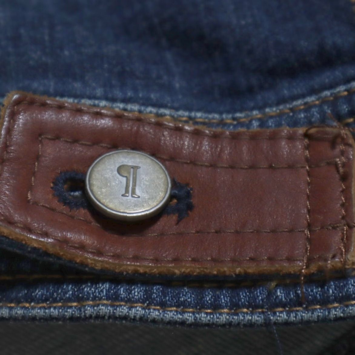 Vintage Pilcro and the Letterpress Crop Trucker Demin Jacket Blue Women's M Shirt Size M / US 6-8 / IT 42-44 - 8 Thumbnail