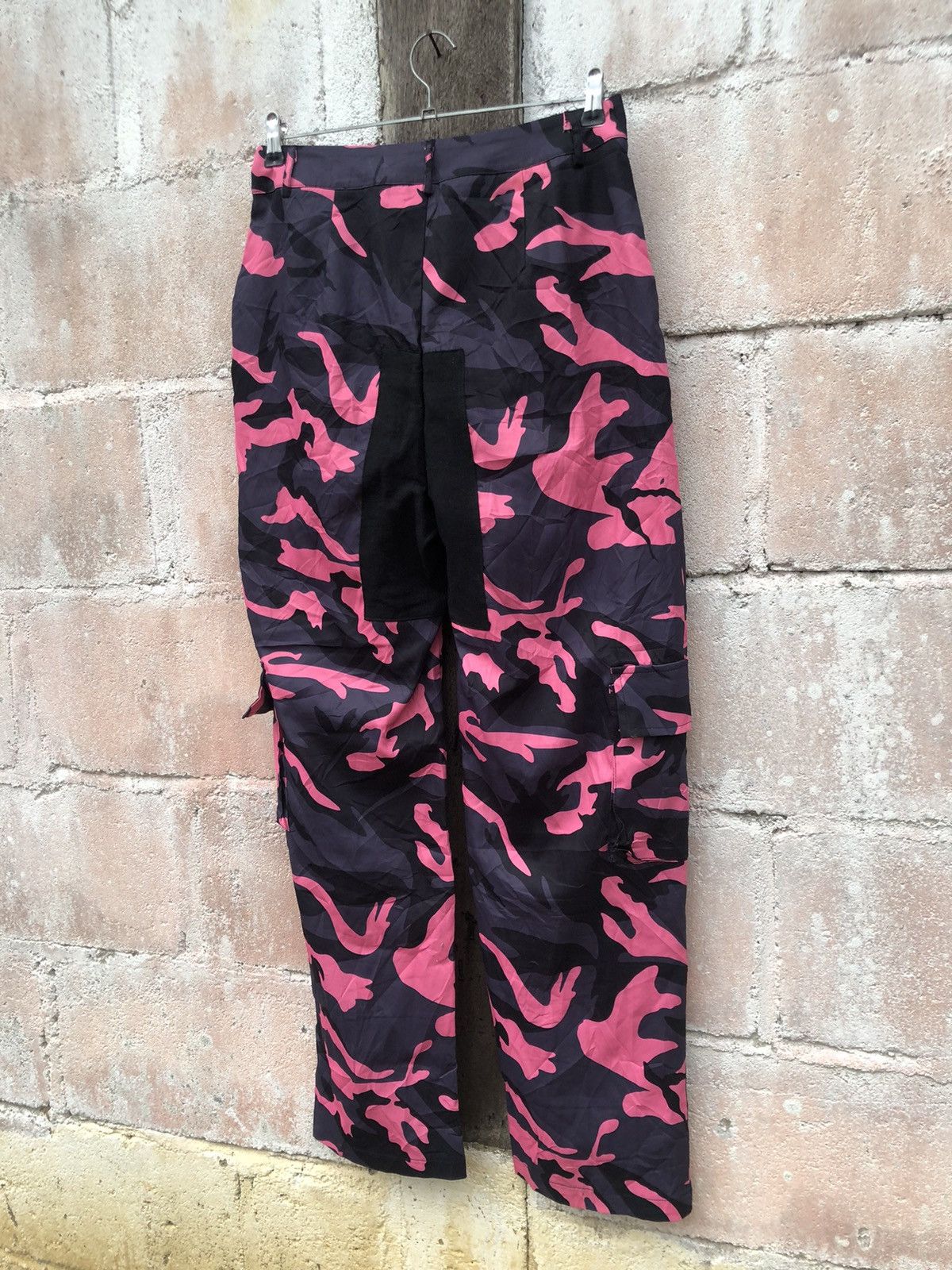 Japanese Brand Drawstring Work Pants Cargo Camouflage Pink Digi Size US 29 - 7 Thumbnail