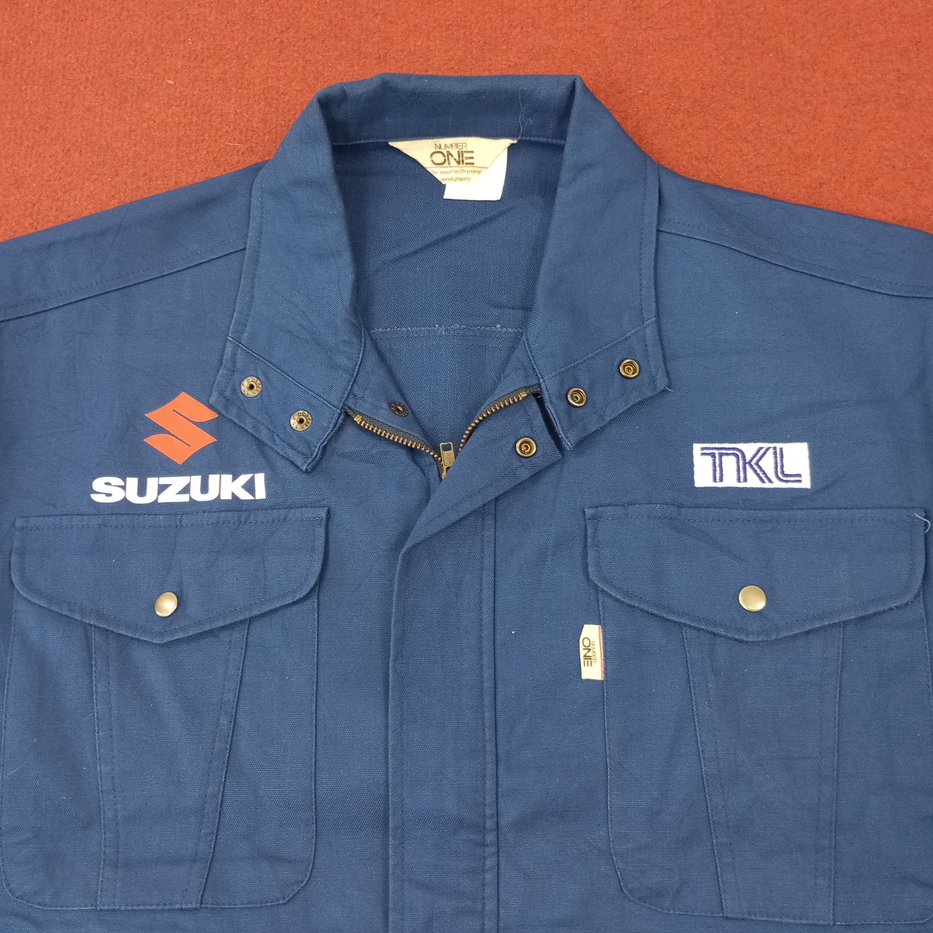 Japanese Brand × Vintage Suzuki Japanese Motorsports Custom Art Jacket c232n3 Size US L / EU 52-54 / 3 - 4 Thumbnail