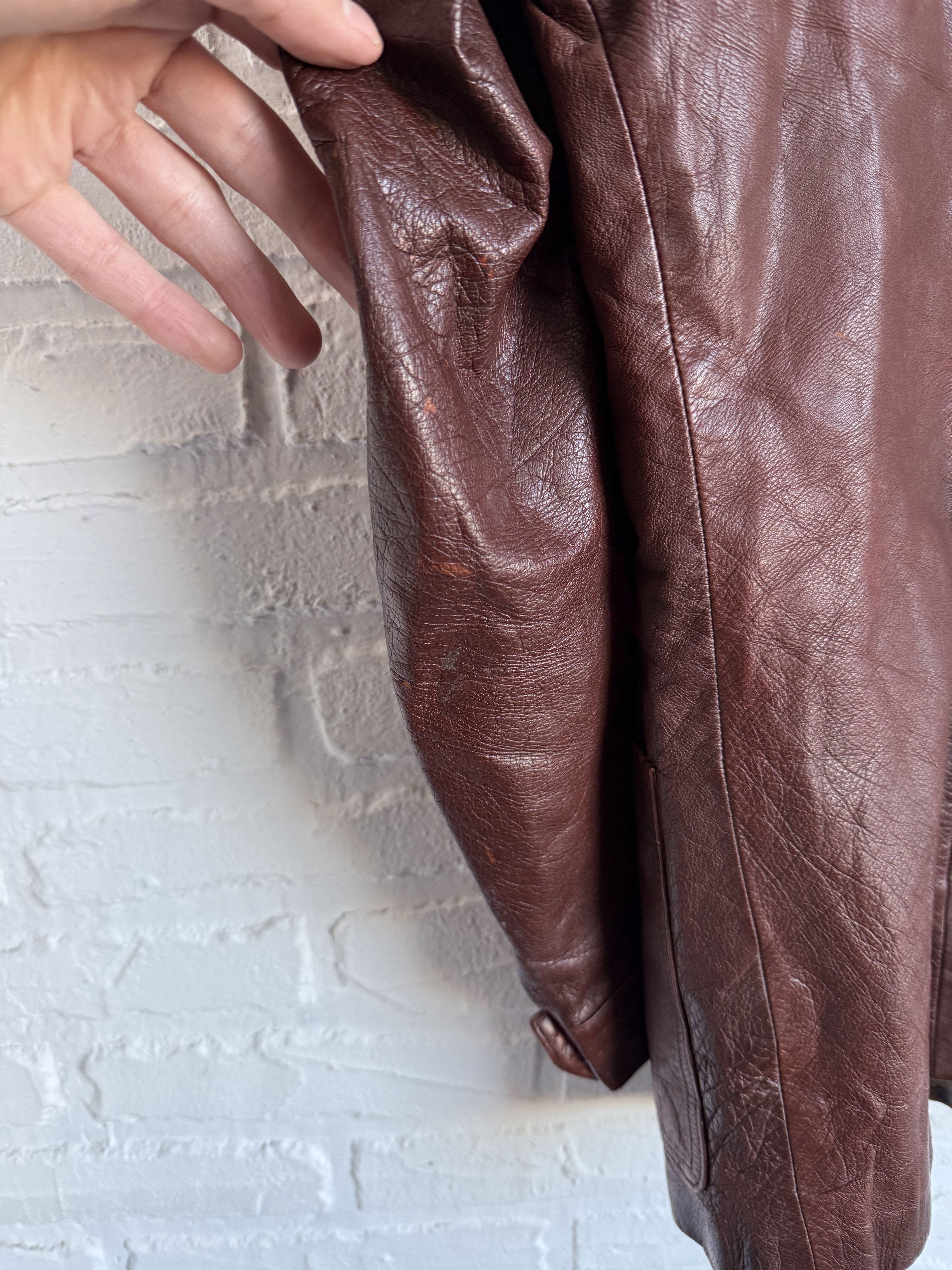 Lewis Leathers Vintage 1970s Fink of Northampton British Leather jacket Size US S / EU 44-46 / 1 - 13 Thumbnail