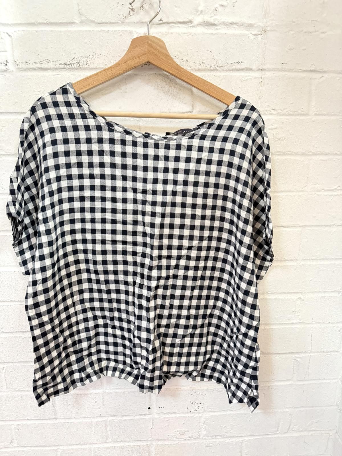 Other M&S Collection Black and White Gingham Check Blouse Size 8 Size S / US 4 / IT 40 - 4 Thumbnail