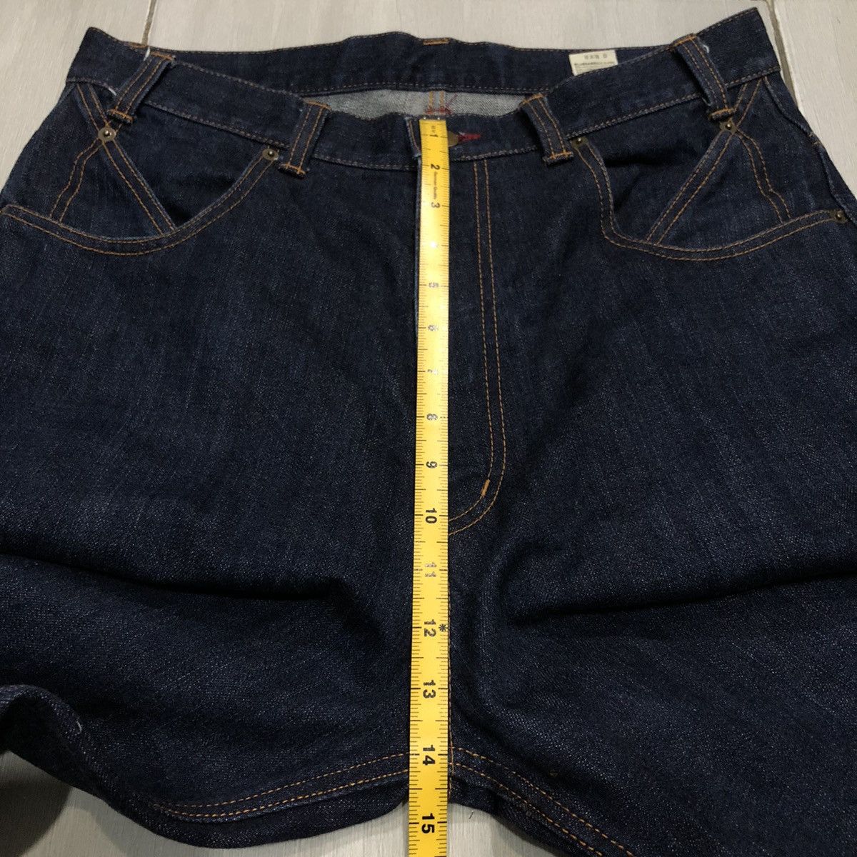 Japanese Brand Free Farm Hand 👖BIG PANTS👖 Japanese Denim Pants Loose Fit Size US 32 / EU 48 - 24 Thumbnail