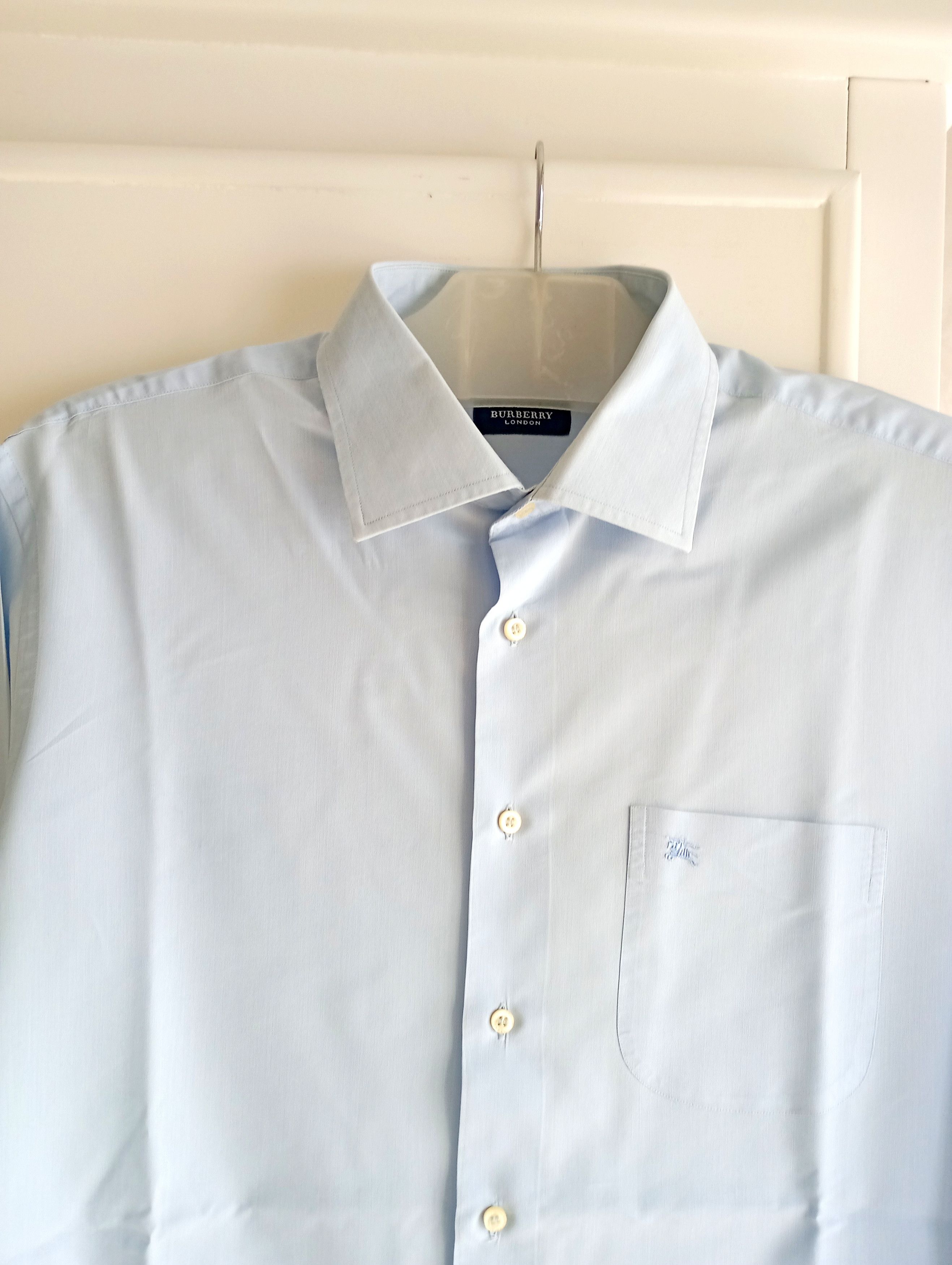 Burberry × Vintage Burberry London 90s Shirt Long Sleeve Size L Size US L / EU 52-54 / 3 - 4 Thumbnail