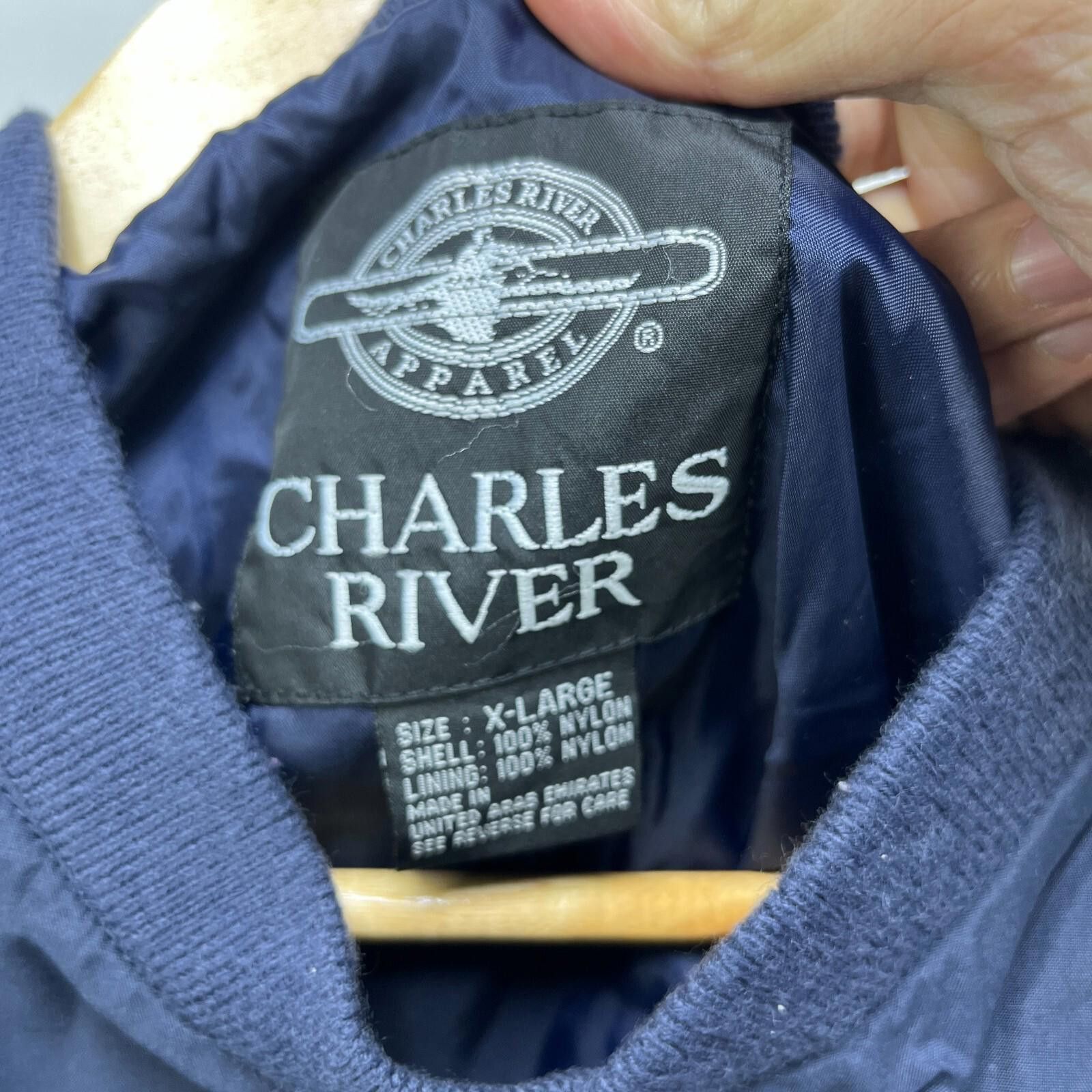 Other Vintage 90s Notre Dame Fighting Irish Windbreaker Jacket XL Size ONE SIZE - 3 Thumbnail