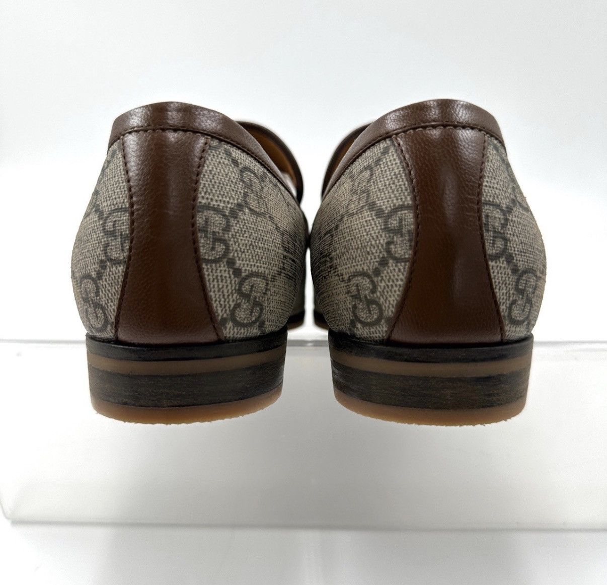 Gucci Gucci/Horsebit GG Monogram Loafers K12 Size US 9.5 / IT 39.5 - 6 Thumbnail