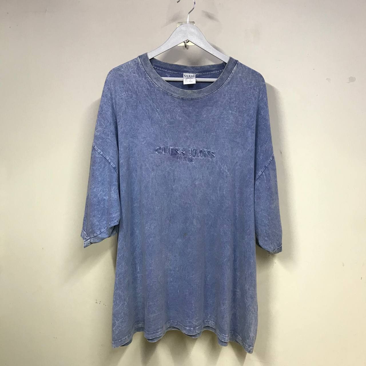 Guess VINTAGE 90S GUESS JEAN ACIDWASH BOX LOGO BAGGY LOOSE XL Size US XL / EU 56 / 4 - 6 Thumbnail