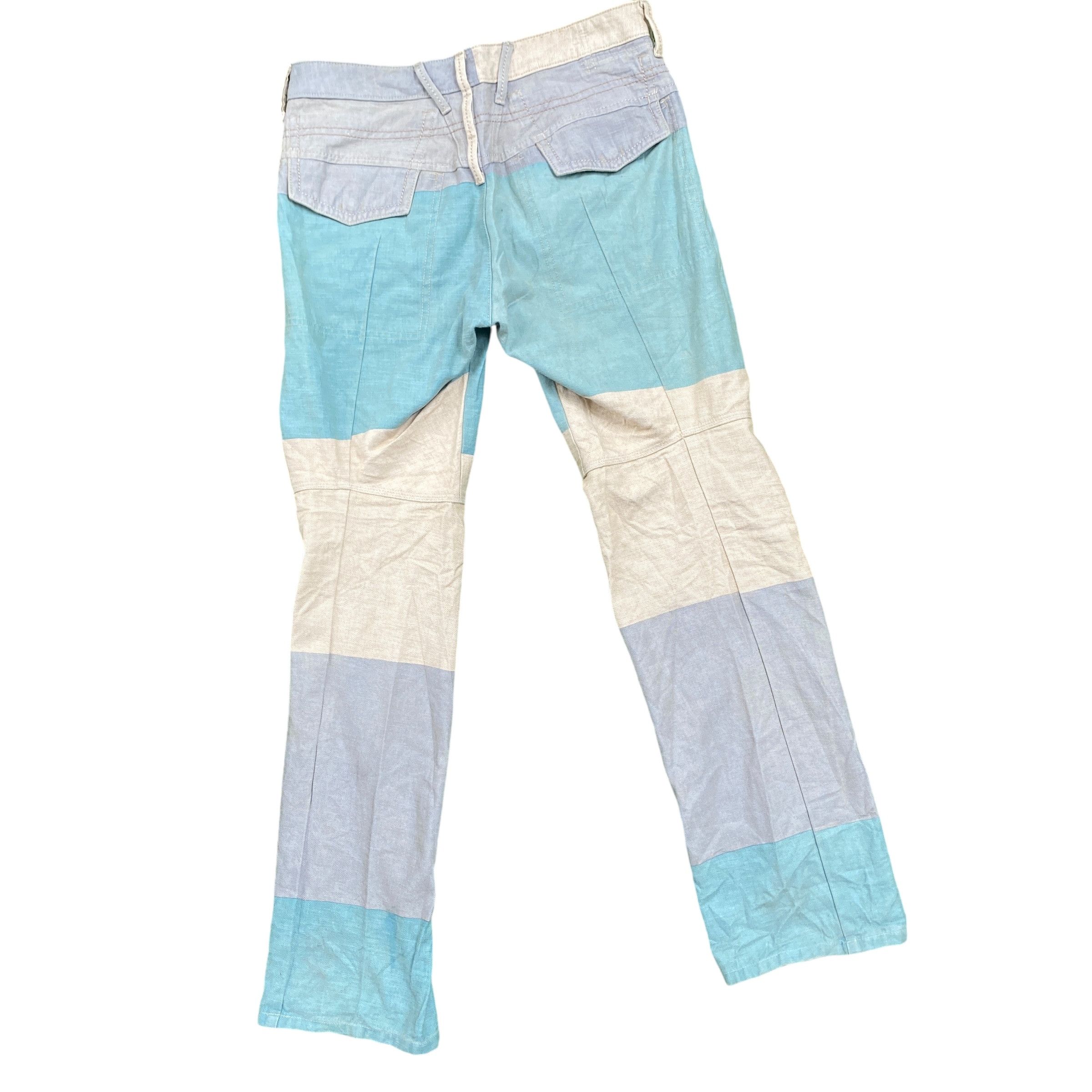 Marithe + Francois Girbaud Rare Vintage Marithe Francois Girbaud Hagi Hybrid Denim Jean Size US 34 / EU 50 - 2 Thumbnail