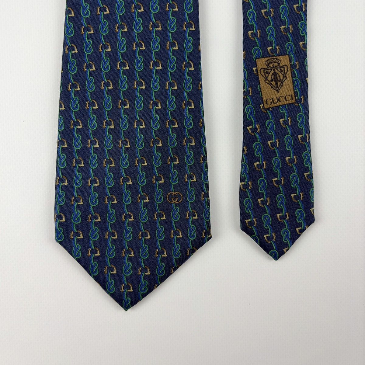Gucci Gucci Vintage Silk Tie Size ONE SIZE - 5 Thumbnail