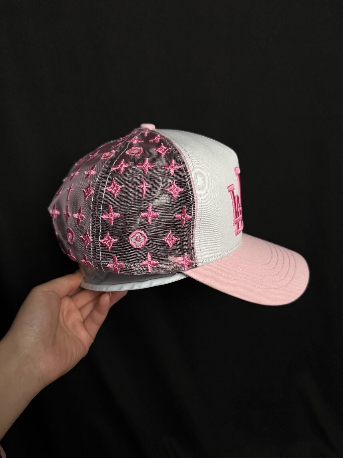 Japanese Brand Deadstock Rude Awakenings Pink LA Mens Snapback Hat Size ONE SIZE - 4 Thumbnail