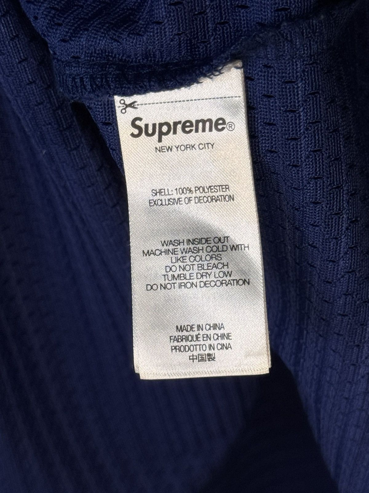 Supreme Supreme Spider Web Football Jersey “Navy” Size US XXL / EU 58 / 5 - 7 Thumbnail