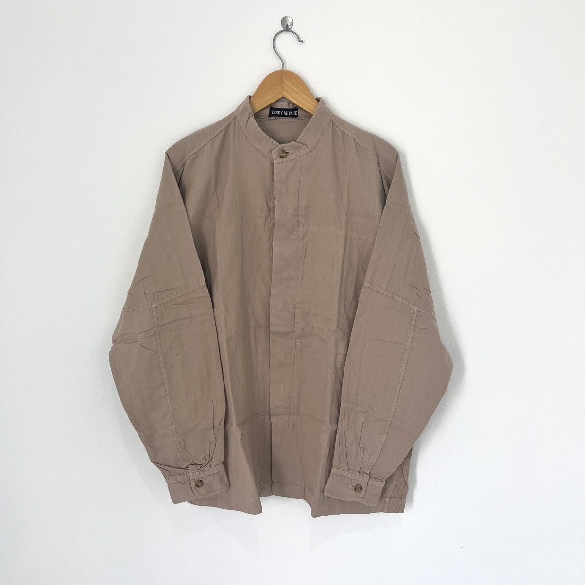 Issey Miyake Issey Miyake Mandarin Collar Shirt Size US XL / EU 56 / 4 - 1 Thumbnail