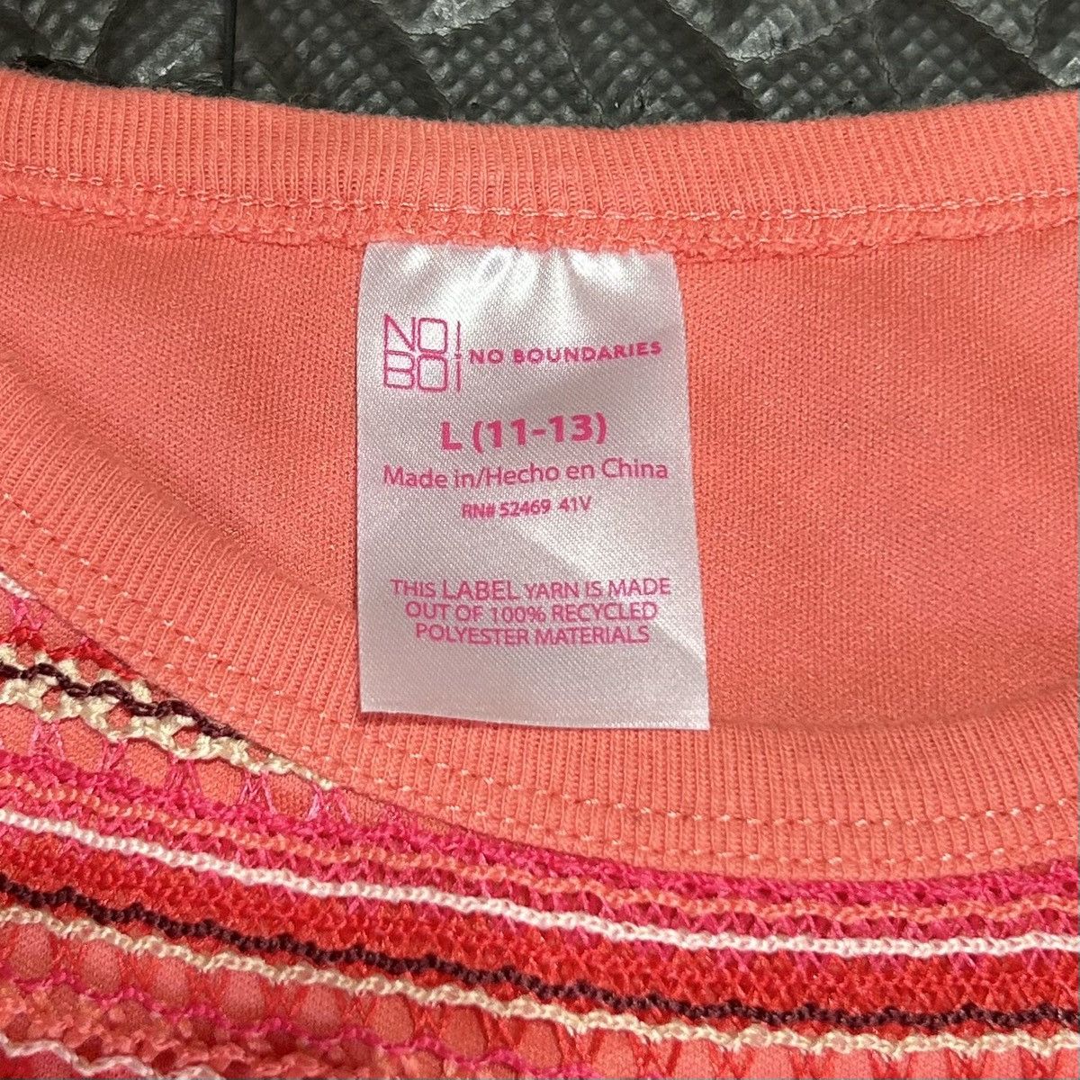 Other No Boundaries Midi Dress Striped Knit Tank Pink Womens Large Size L / US 10 / IT 46 - 2 Thumbnail