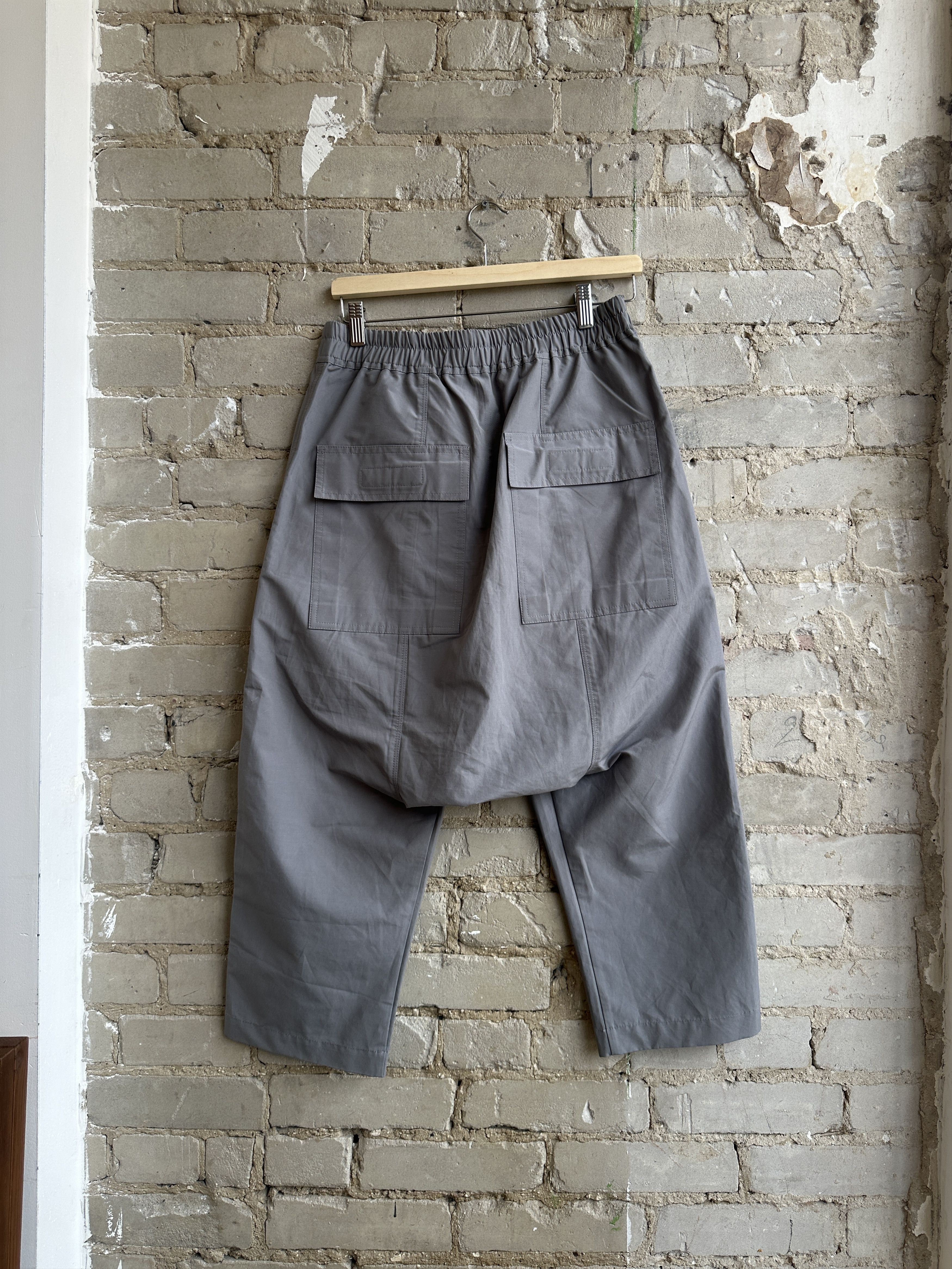 Rick Owens Drkshdw Rick Owens Drkshdw Cropped Drawstring Pants Size US 30 / EU 46 - 2 Thumbnail
