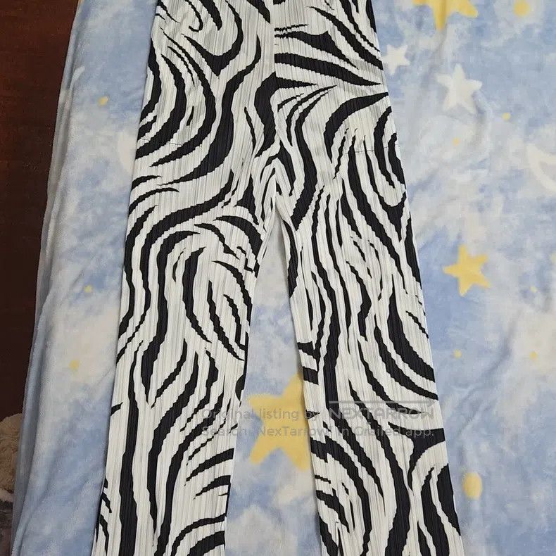 Issey Miyake Issey Miyake Zebra-Print Cropped Pants Size 25" / US 0 / IT 36 - 2 Thumbnail