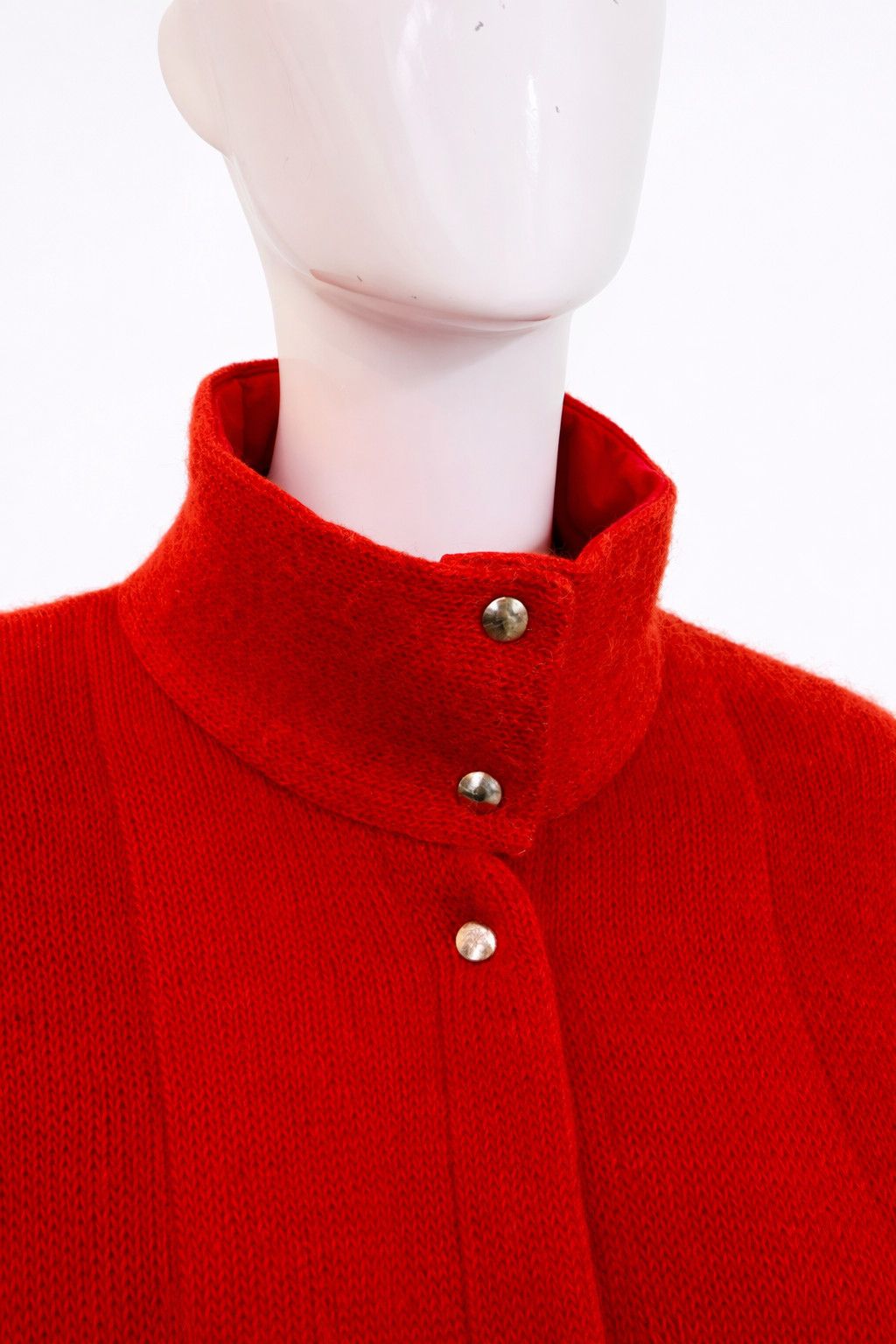 Thierry Mugler Thierry Mugler FW83 Red Armor 80s Oversize Coat Jacket Size US S / EU 44-46 / 1 - 8 Thumbnail
