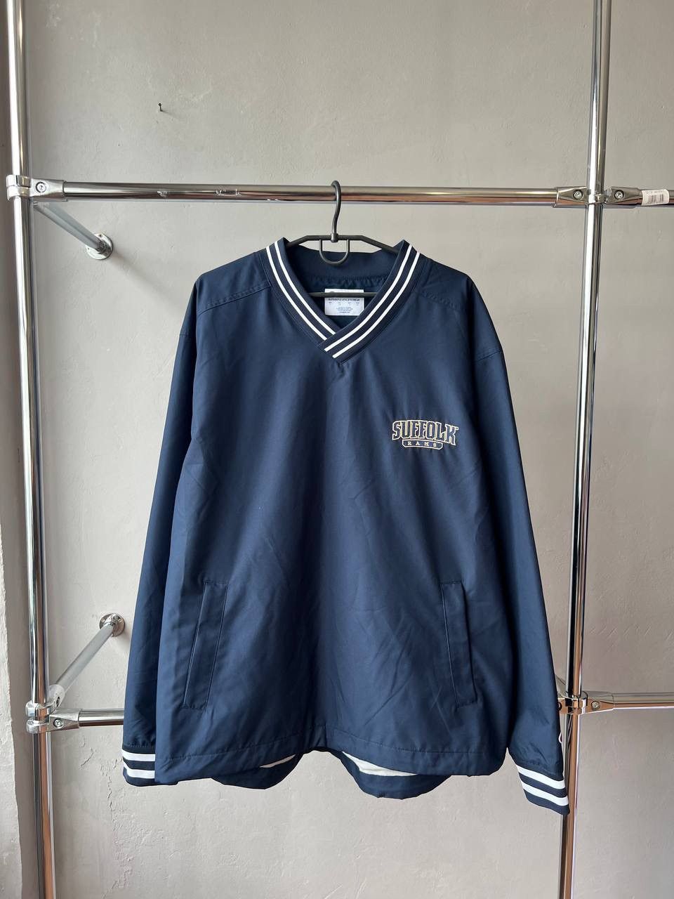 Vintage SUFFOLK RAMS USA VINTAGE CHAMPION NAVY MENS JACKET RARE SZ L Size US L / EU 52-54 / 3 - 2 Thumbnail