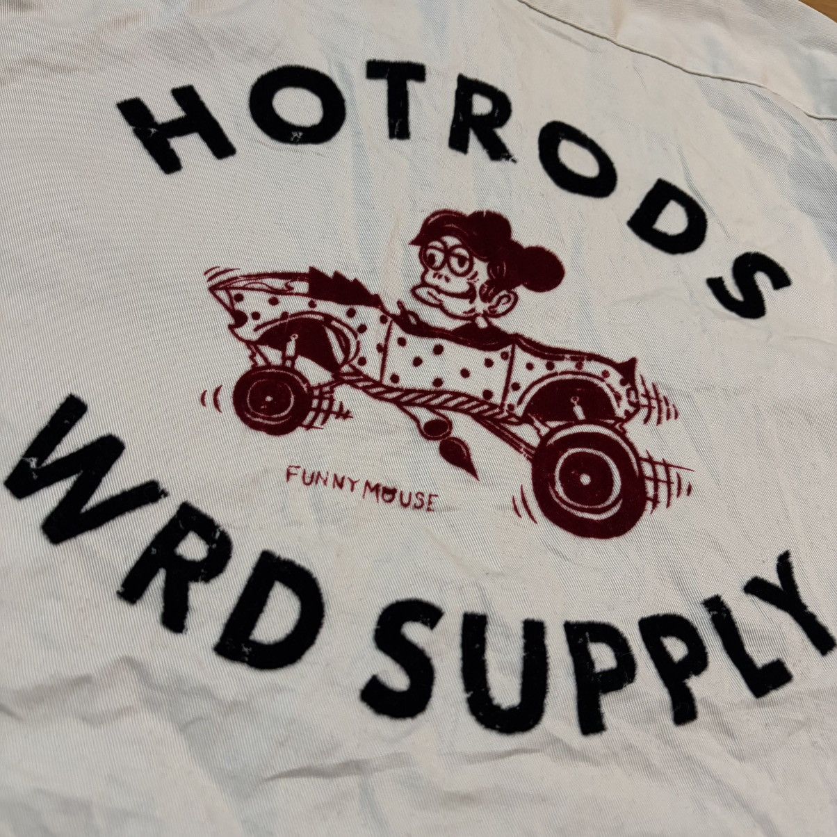 Japanese Brand Weirdo hotrods wrd supply work shirt Size US XL / EU 56 / 4 - 4 Thumbnail