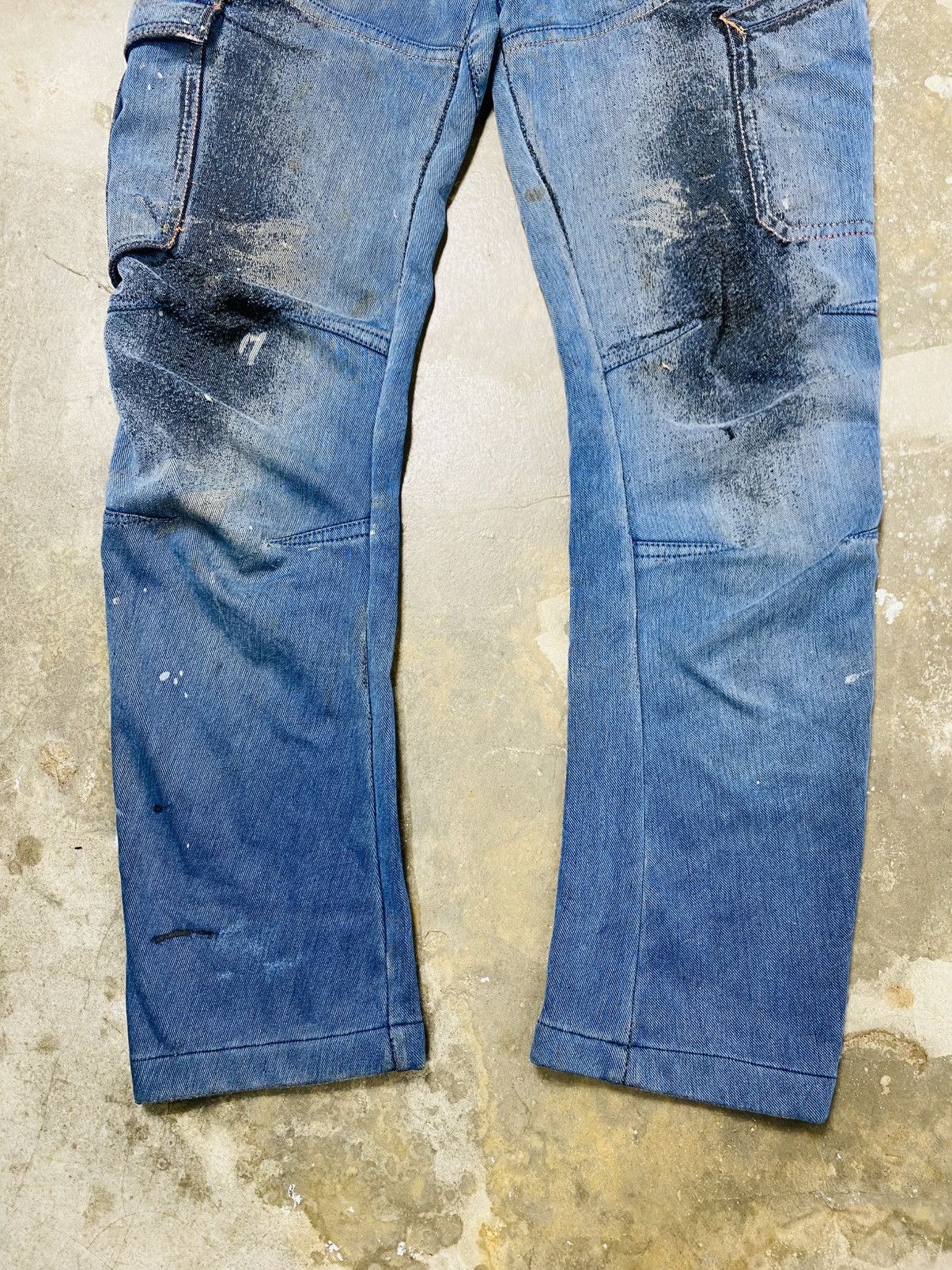 Japanese Brand Rare Fieldcore Strecthable Banana Curve Cargo Jeans Size US 30 / EU 46 - 3 Thumbnail